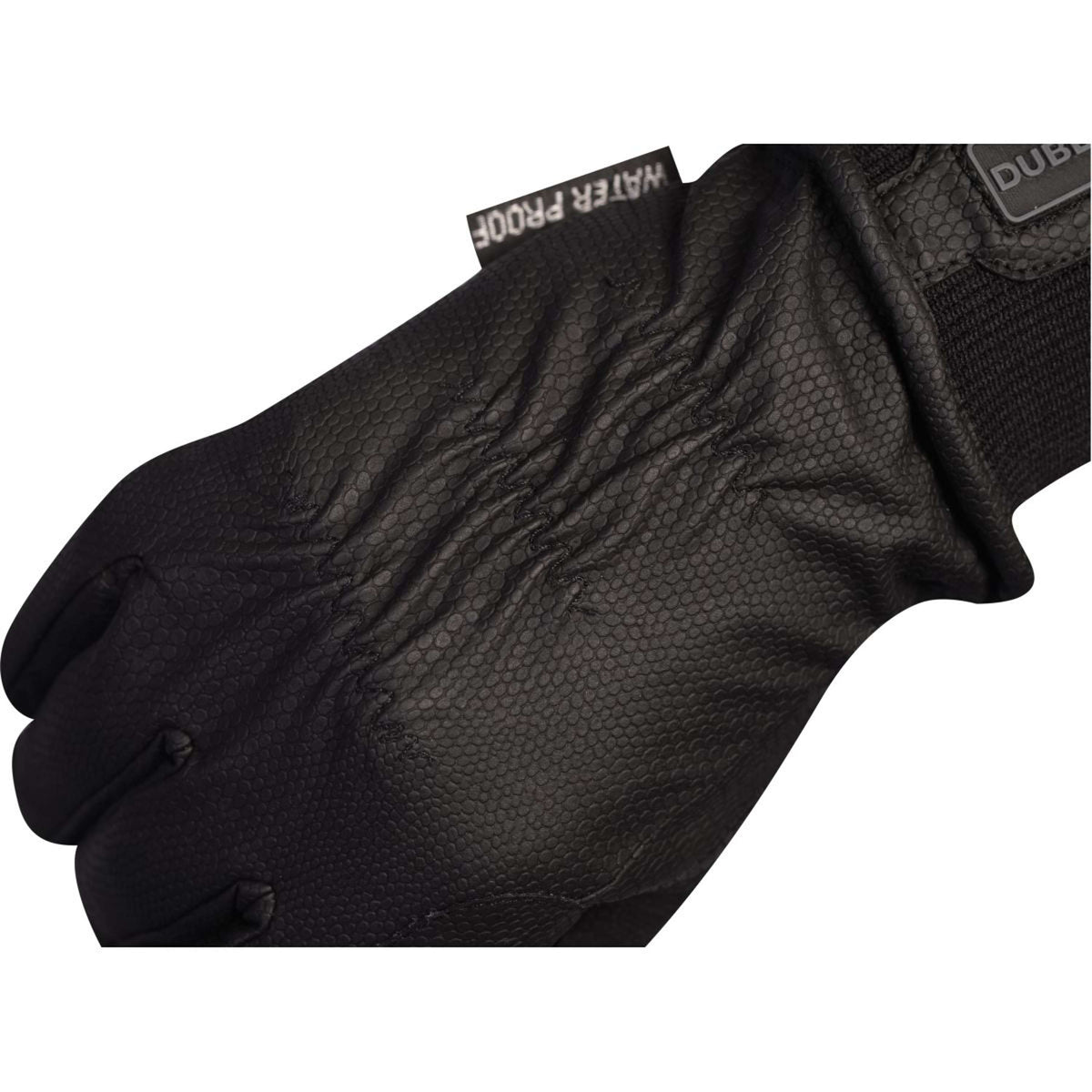 Weatherbeeta Riding Gloves Dublin Synthetic Leather Waterproof Black