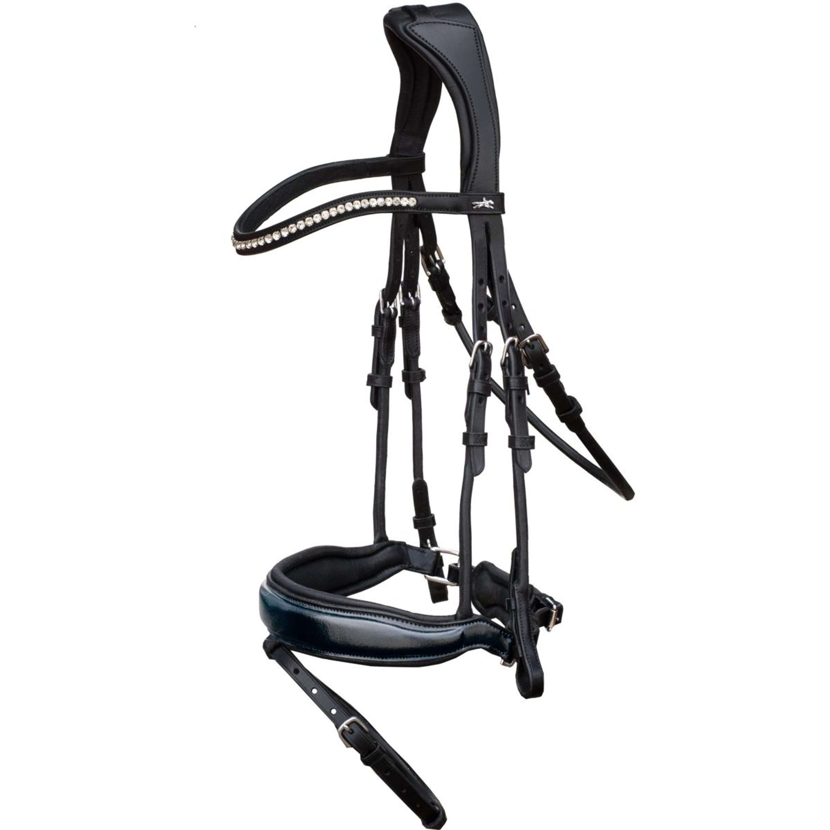 Schockemöhle Bridle Premium sports Malibu Black/Patent/Silver