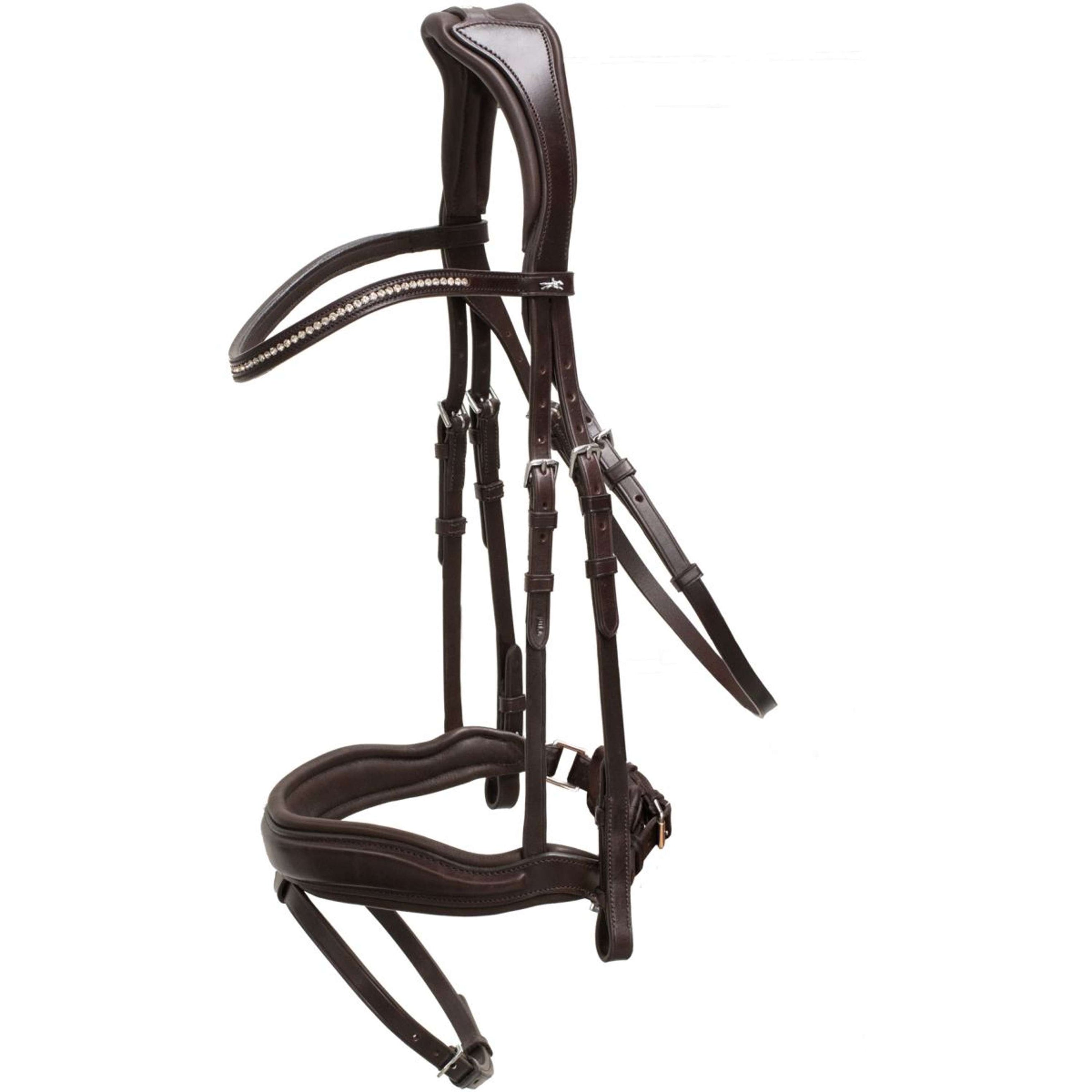 Schockemöhle Bridle Premium sports Stanford Espresso/Silver