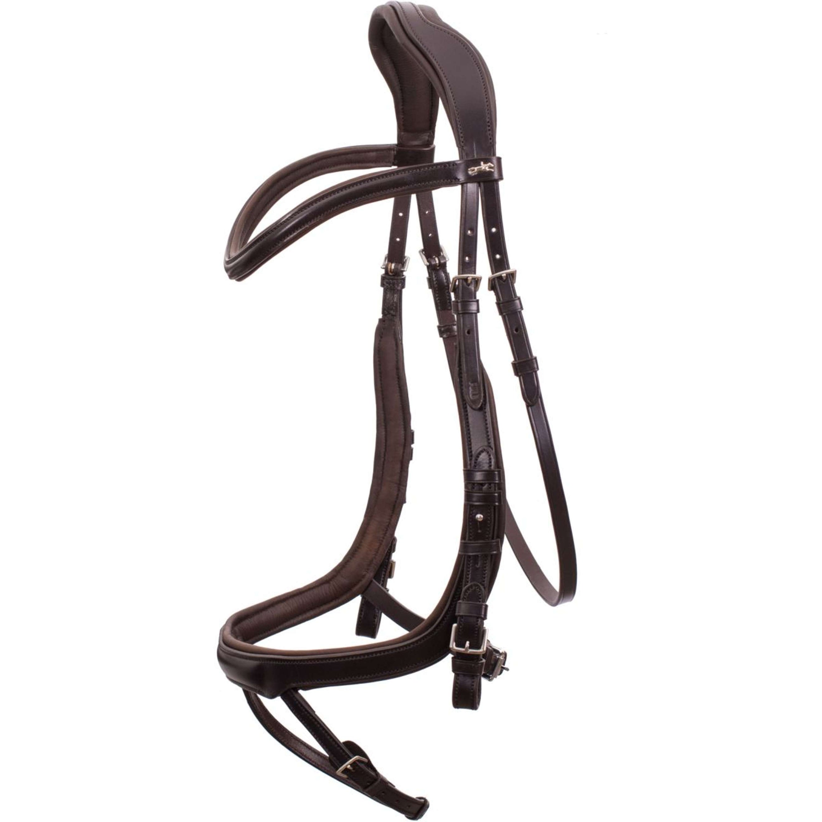 Schockemöhle Bridle Premium sports Equitus Alpha Espresso/Silver