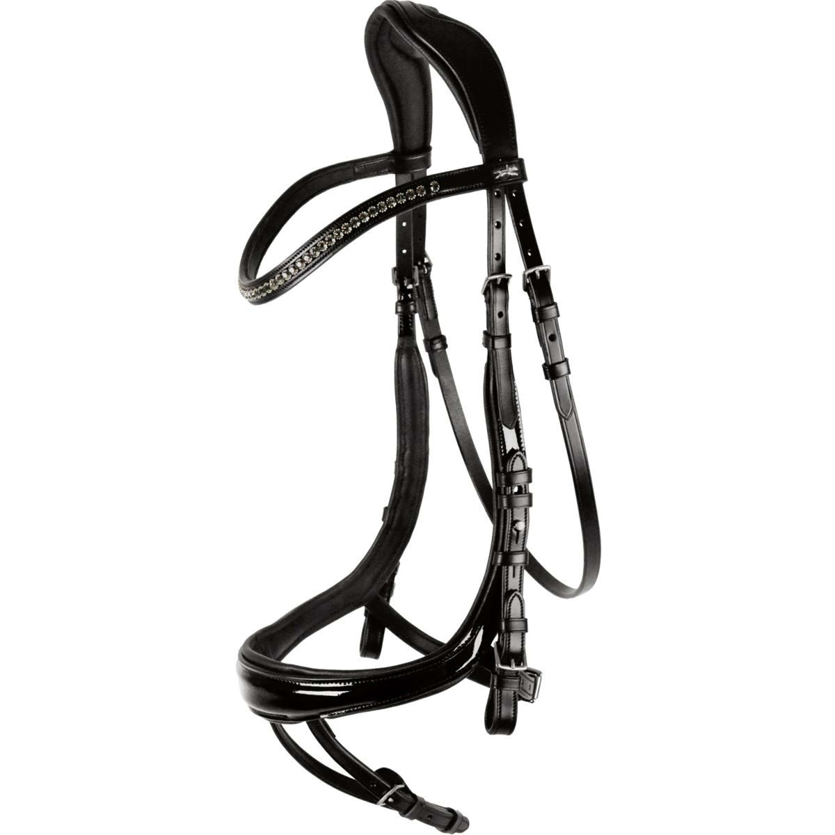 Schockemöhle Bridle Premium sports Equitus Beta Black/Patent/Silver