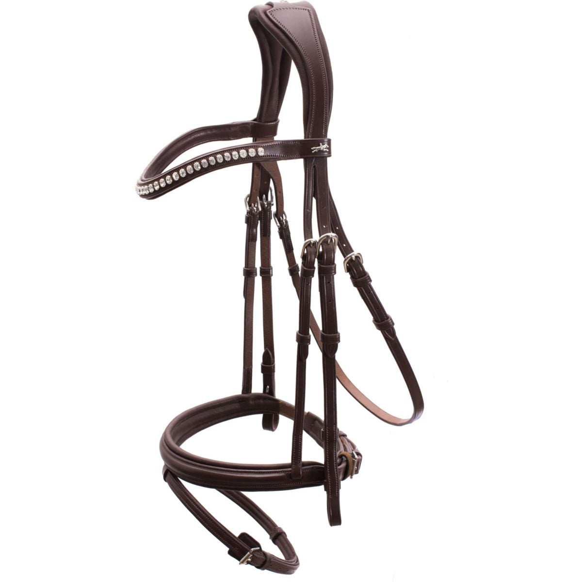 Schockemöhle Bridle Premium sports Rome Select Espresso/Crystal