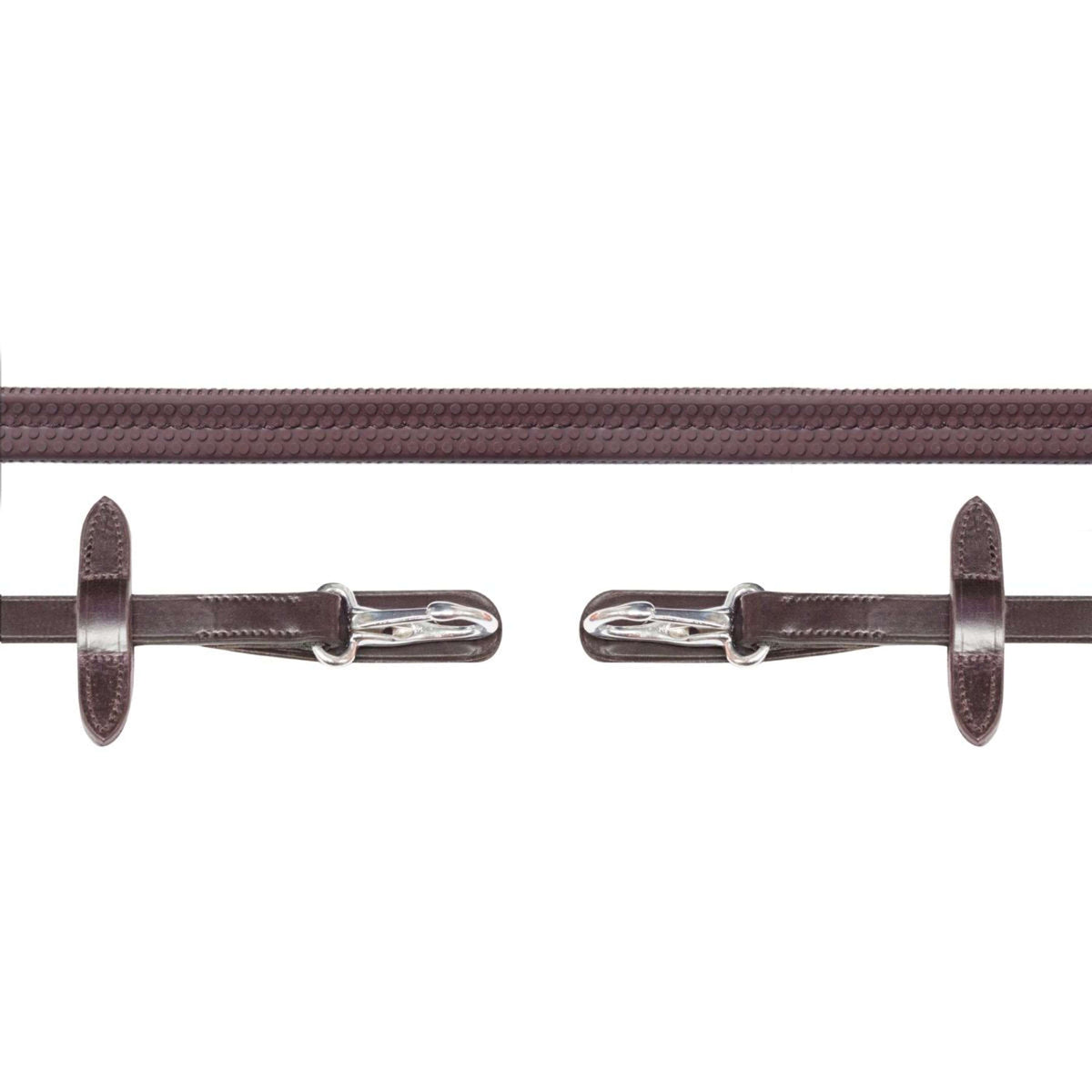 Schockemöhle Reins Neo Line Rubber Clip Brown/Silver