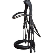 Schockemöhle Double Bridle Classic Line Venice Black/Silver