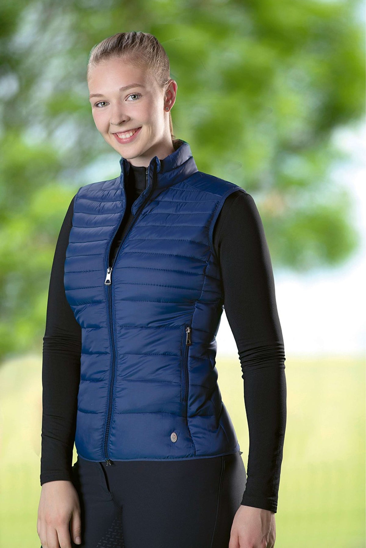 HKM Vest Lena Padded Darkblue