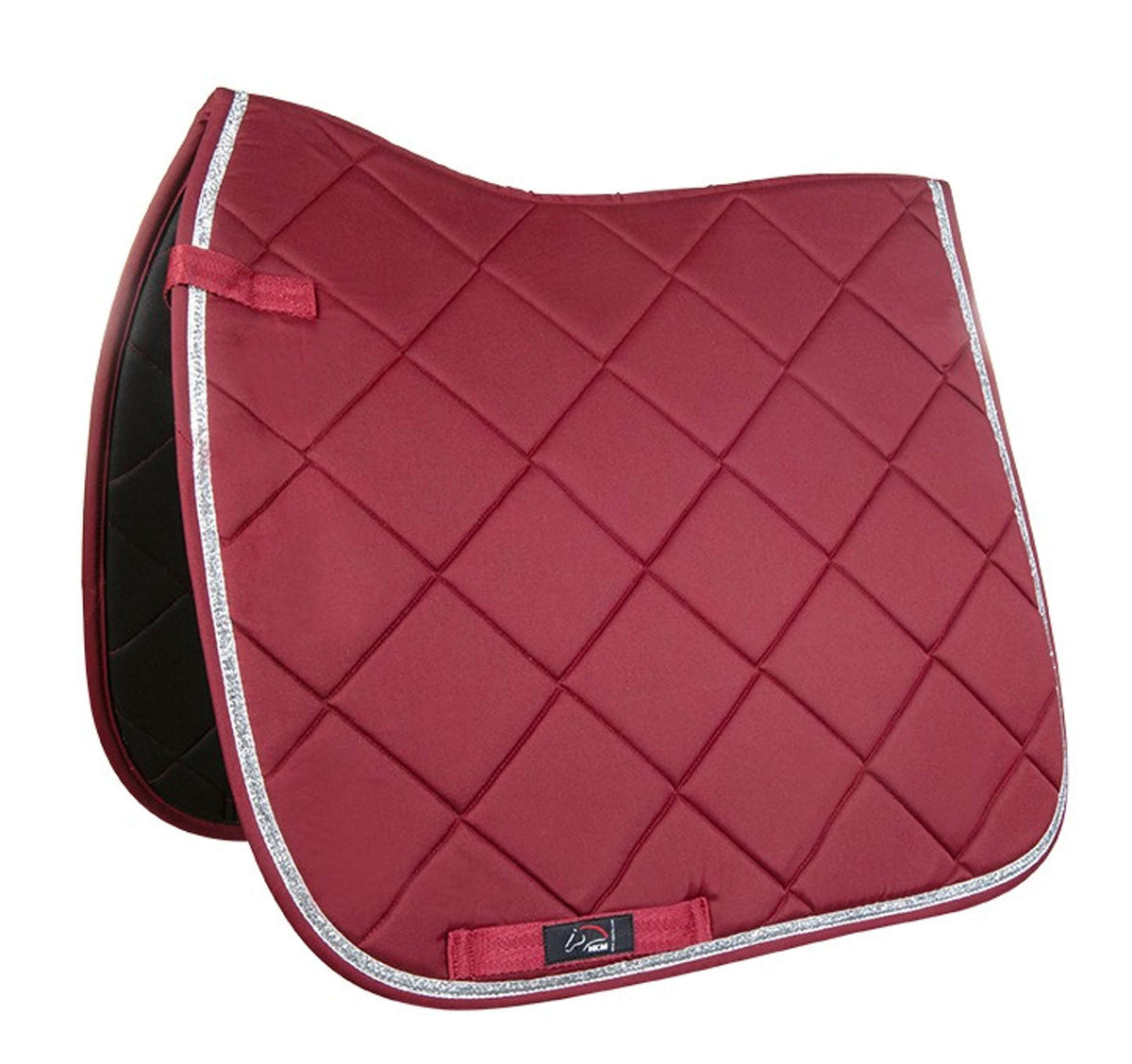 HKM Saddlepad Romy Dressage WineRed