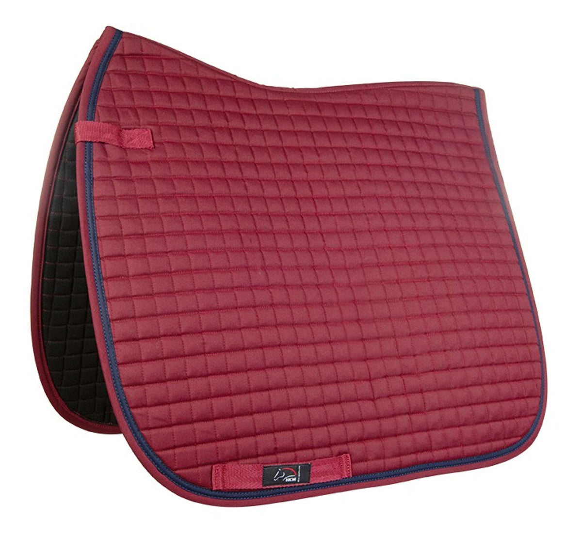 HKM Saddlepad Charly Dressage WineRed