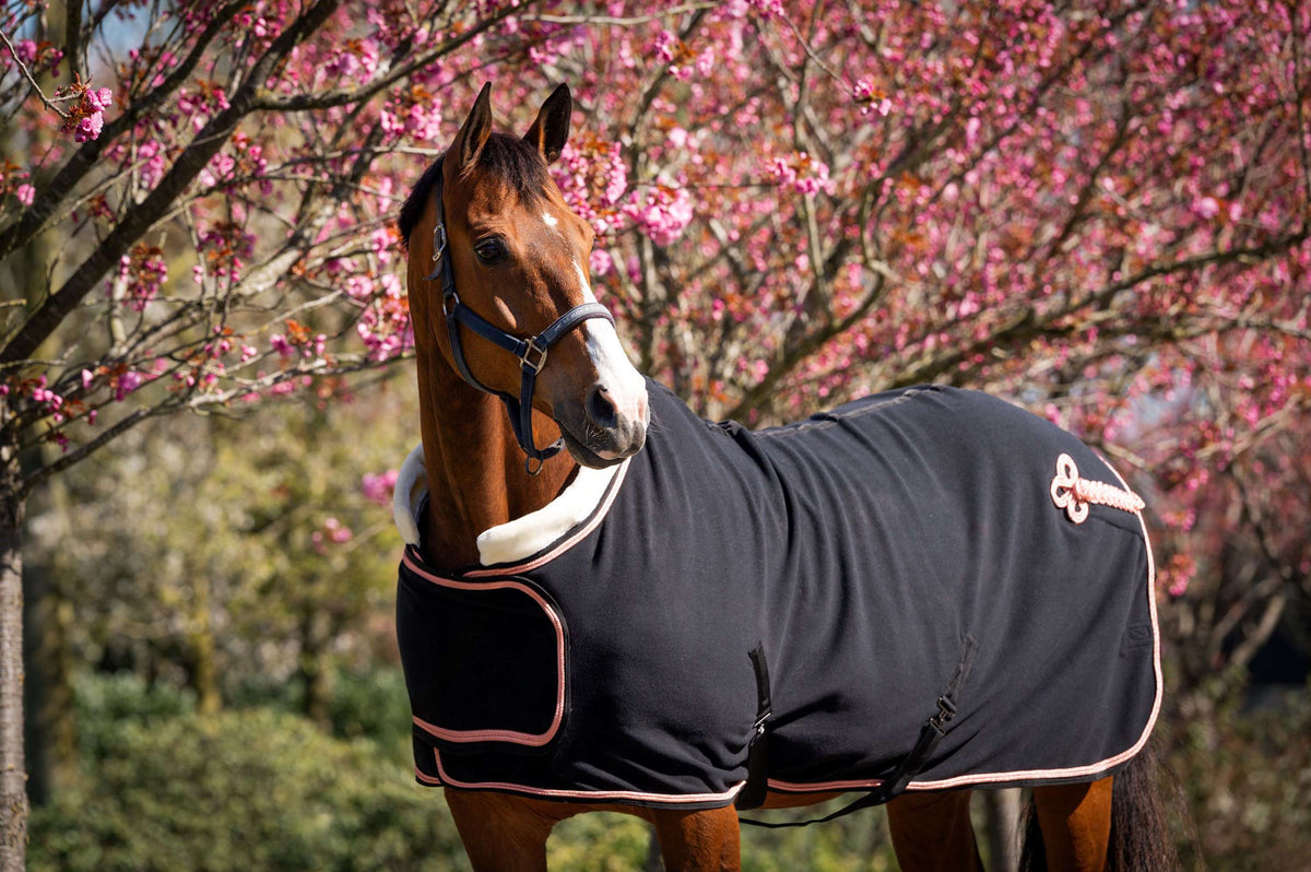 HB Show Rug Showtime Rose Gold Black