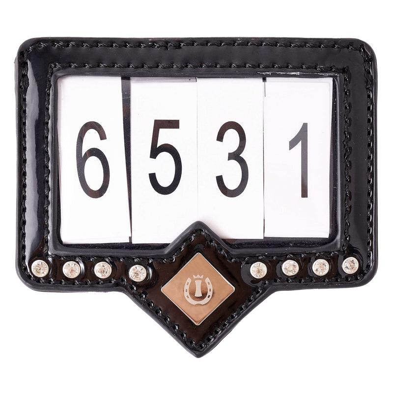Imperial Riding Competition Numbers IRHShow and Glow Black/Rosegold