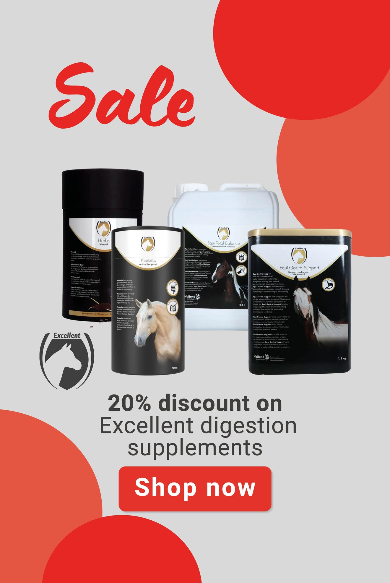 Excellent actie spijsvertering