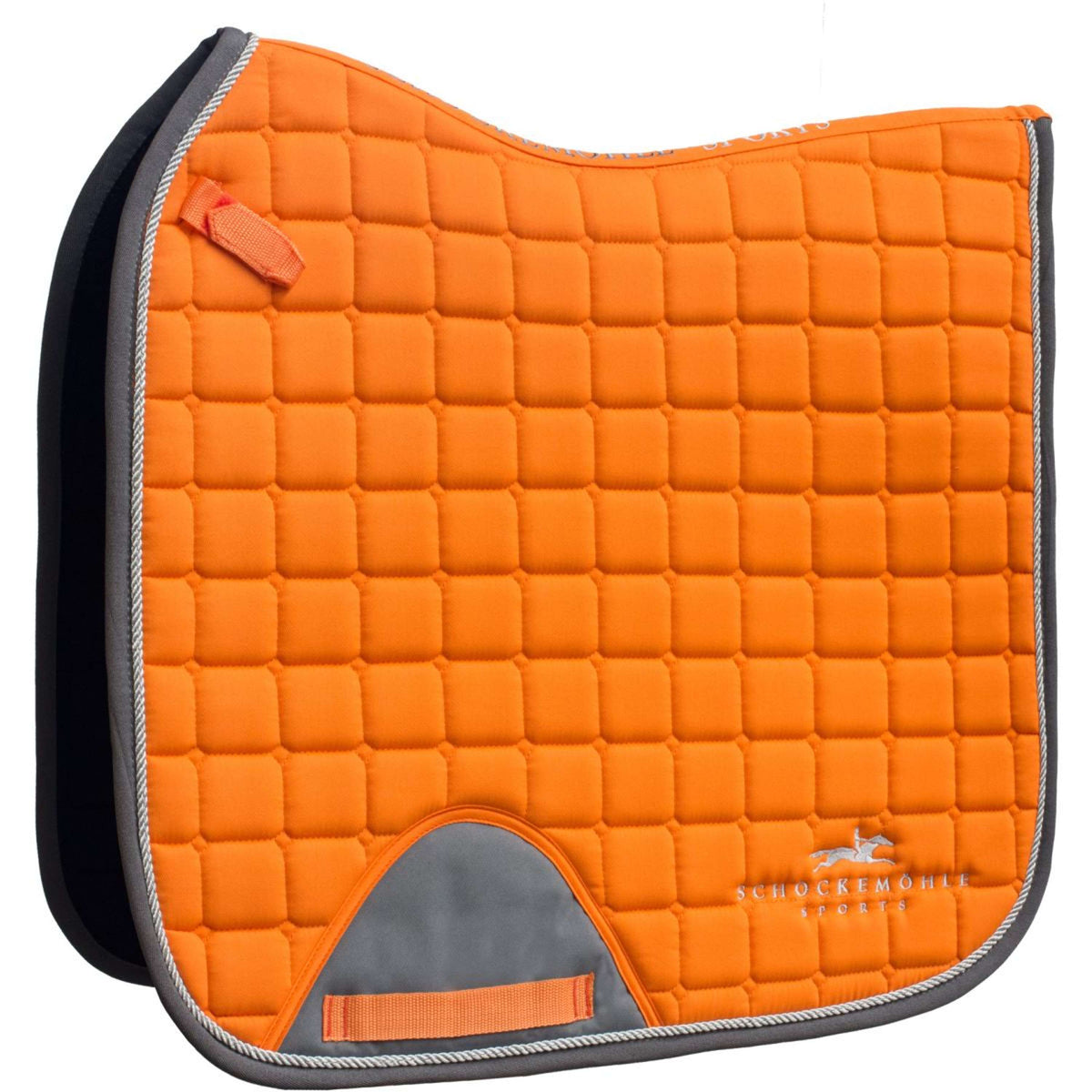 Schockemöhle Saddlepad Power Logo Dressage Orange/Grey