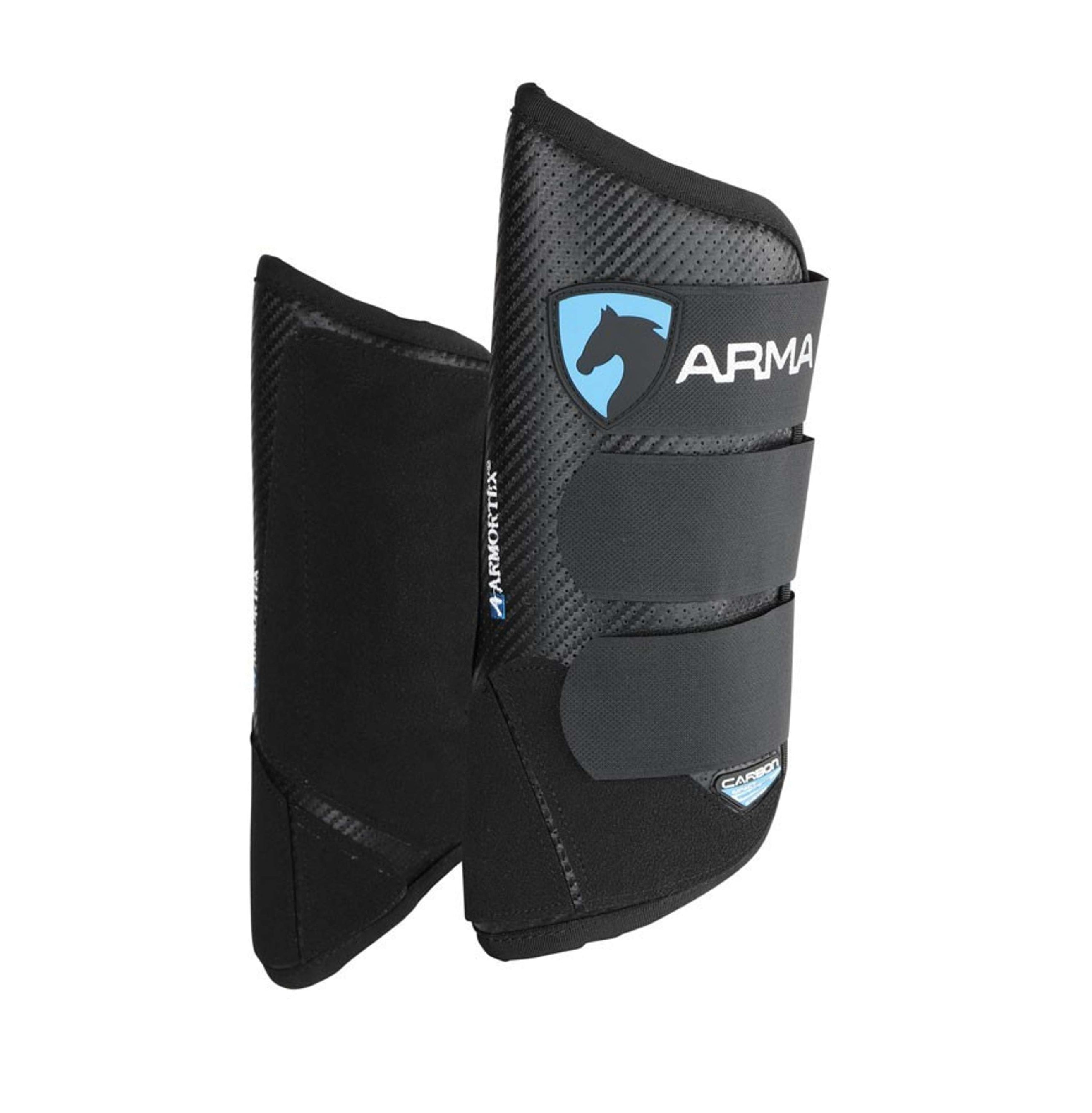 Arma by Shires Leg protection Carbon XC Hind Black