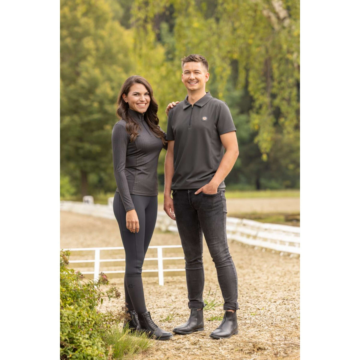 Covalliero Poloshirt Anniversary Men Graphite