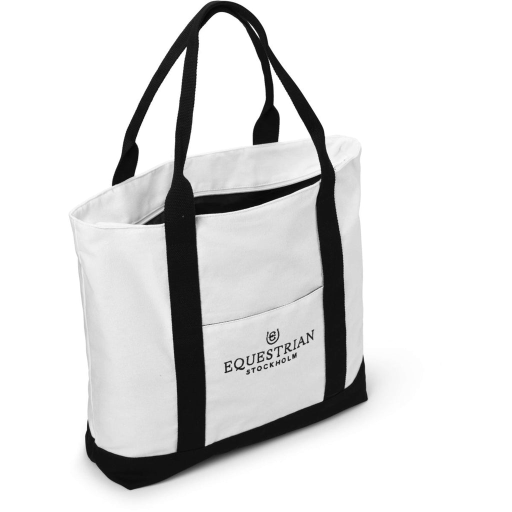 Equestrian Stockholm Tote Bag White