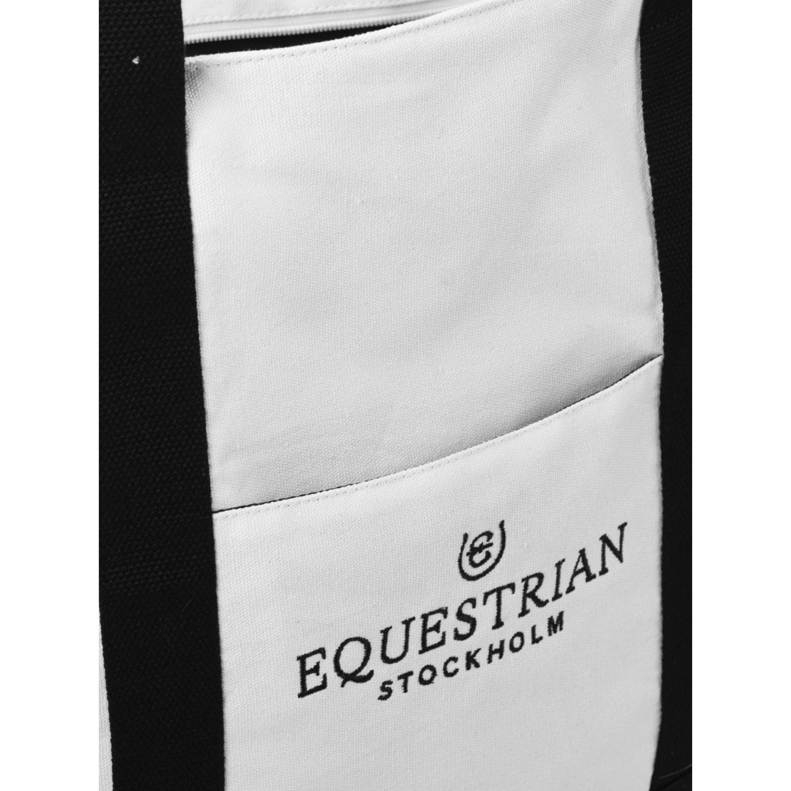 Equestrian Stockholm Tote Bag White Equestrian Stockholm Tote Bag White