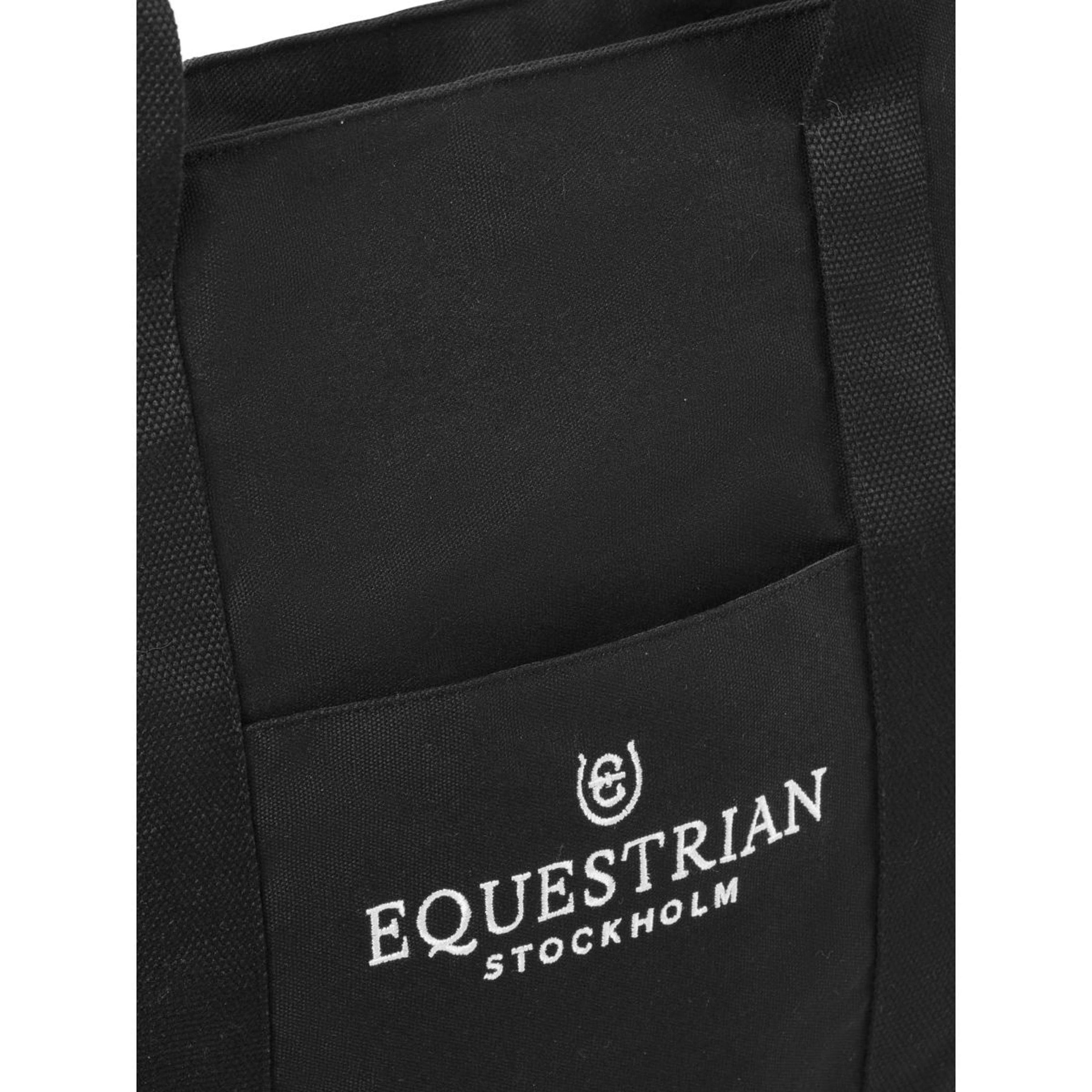 Equestrian Stockholm Tote Bag Black Equestrian Stockholm Tote Bag Black