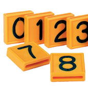 Kerbl Collar Number Blocks Yellow