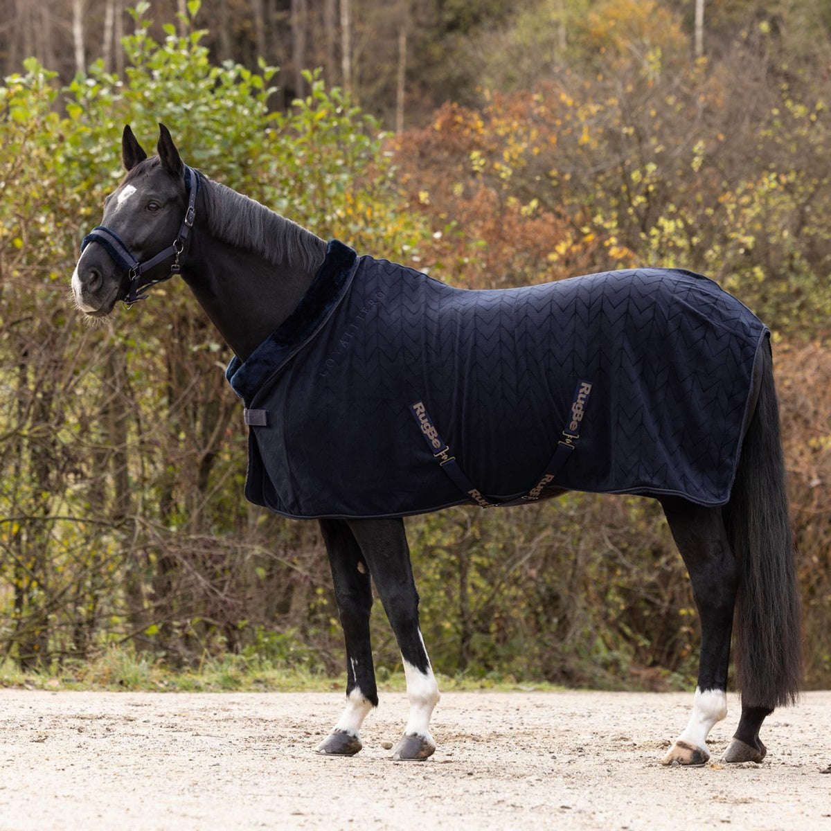 Covalliero Fleece Rug AW24 Dark Navy