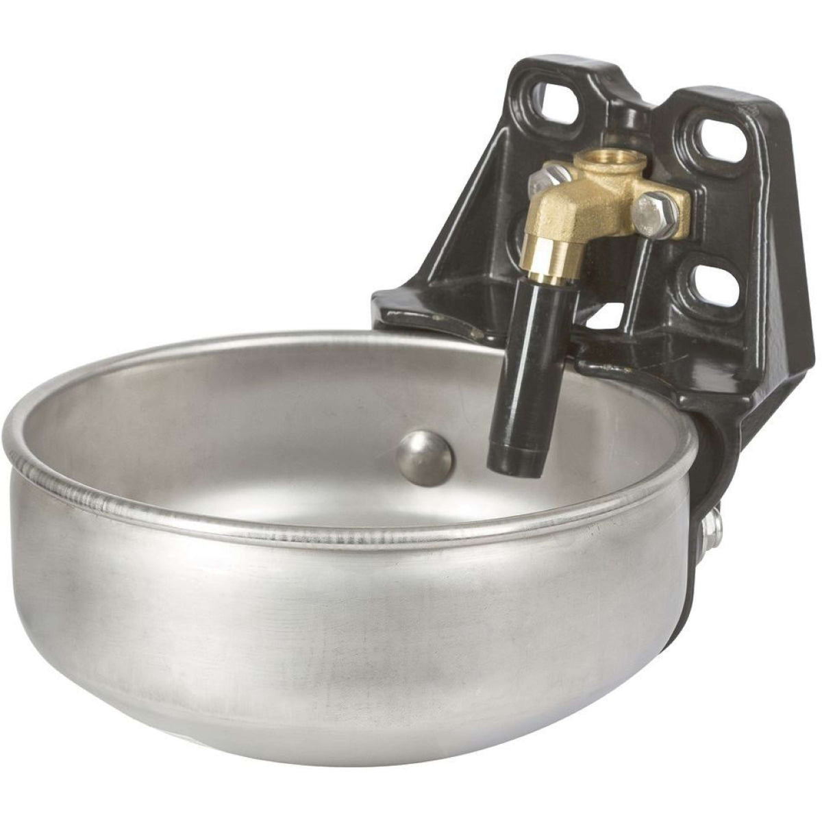 Kerbl Drinking bowl stainless steel with tube valve