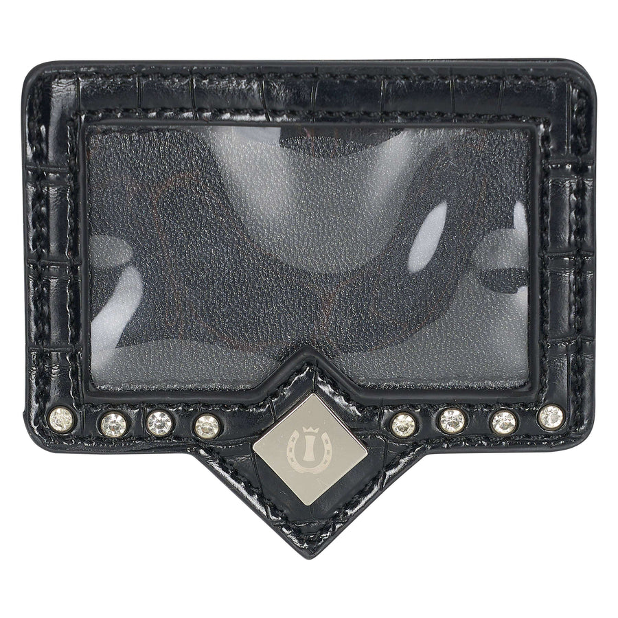 Imperial Riding Competition Numbers IRHShow and Glow Black/Black Croco
