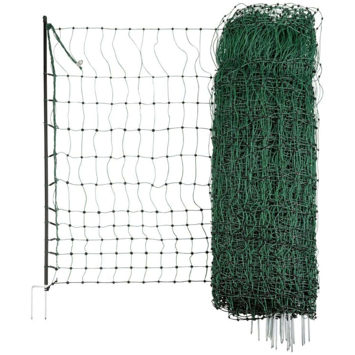 Kerbl Poultry Net Double Pin Conductive Green