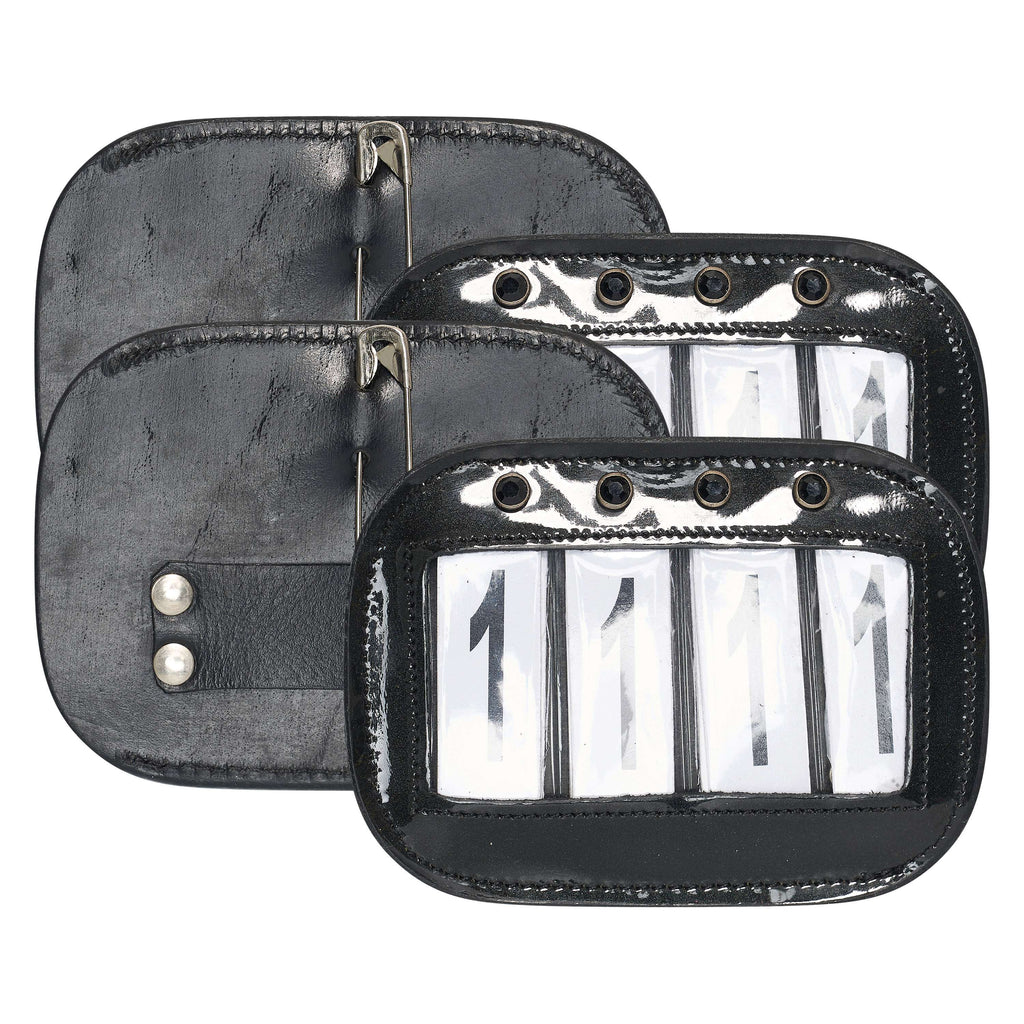 Imperial Riding Competition Numbers IHRSquare Shiny Black