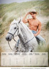 Calender Horse and Hunk 2026