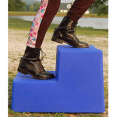 Horsemens Pride Mounting Step, two Step Blue