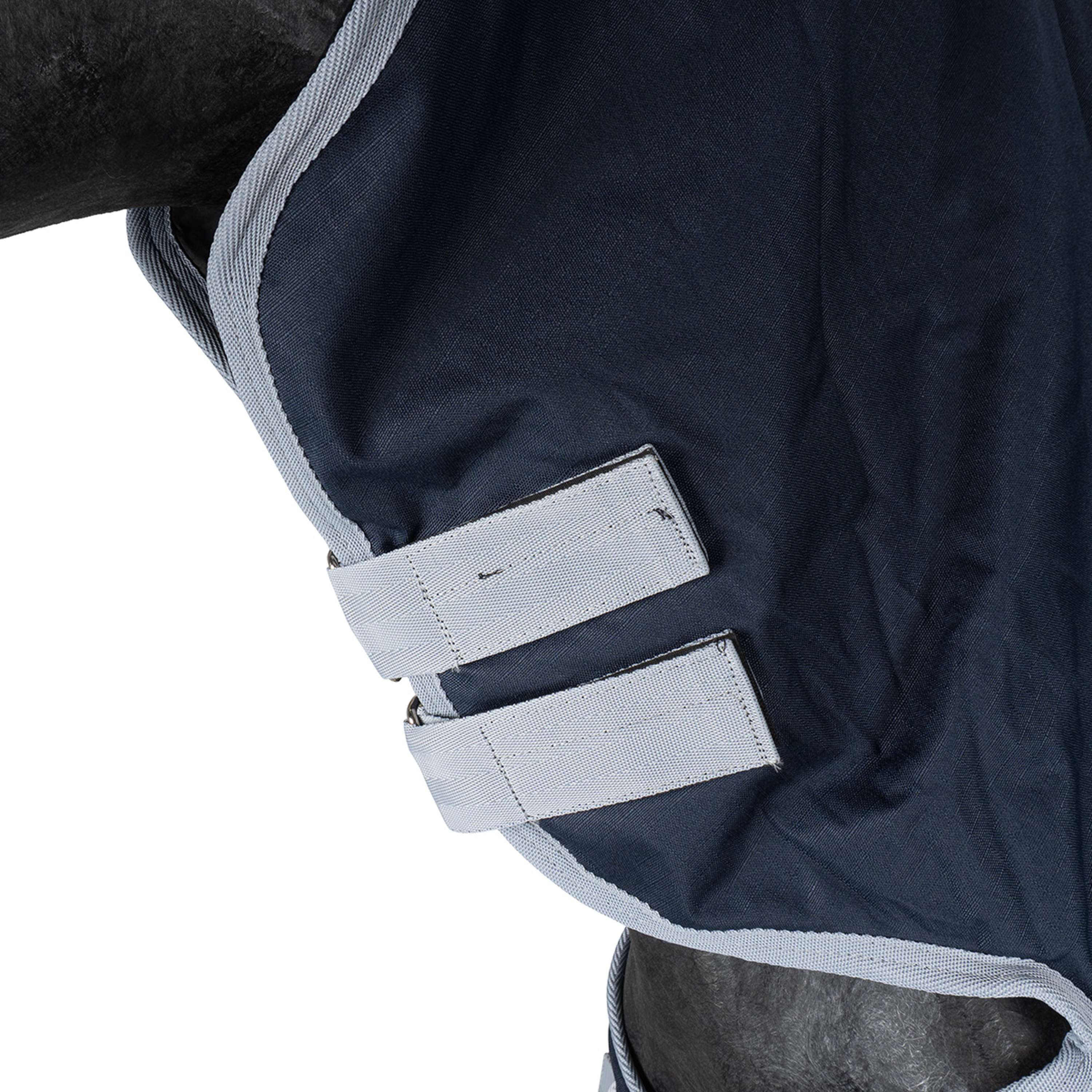 Premiere Rain Rug All Year 600D 0g Fleece with Hood Dress Blue