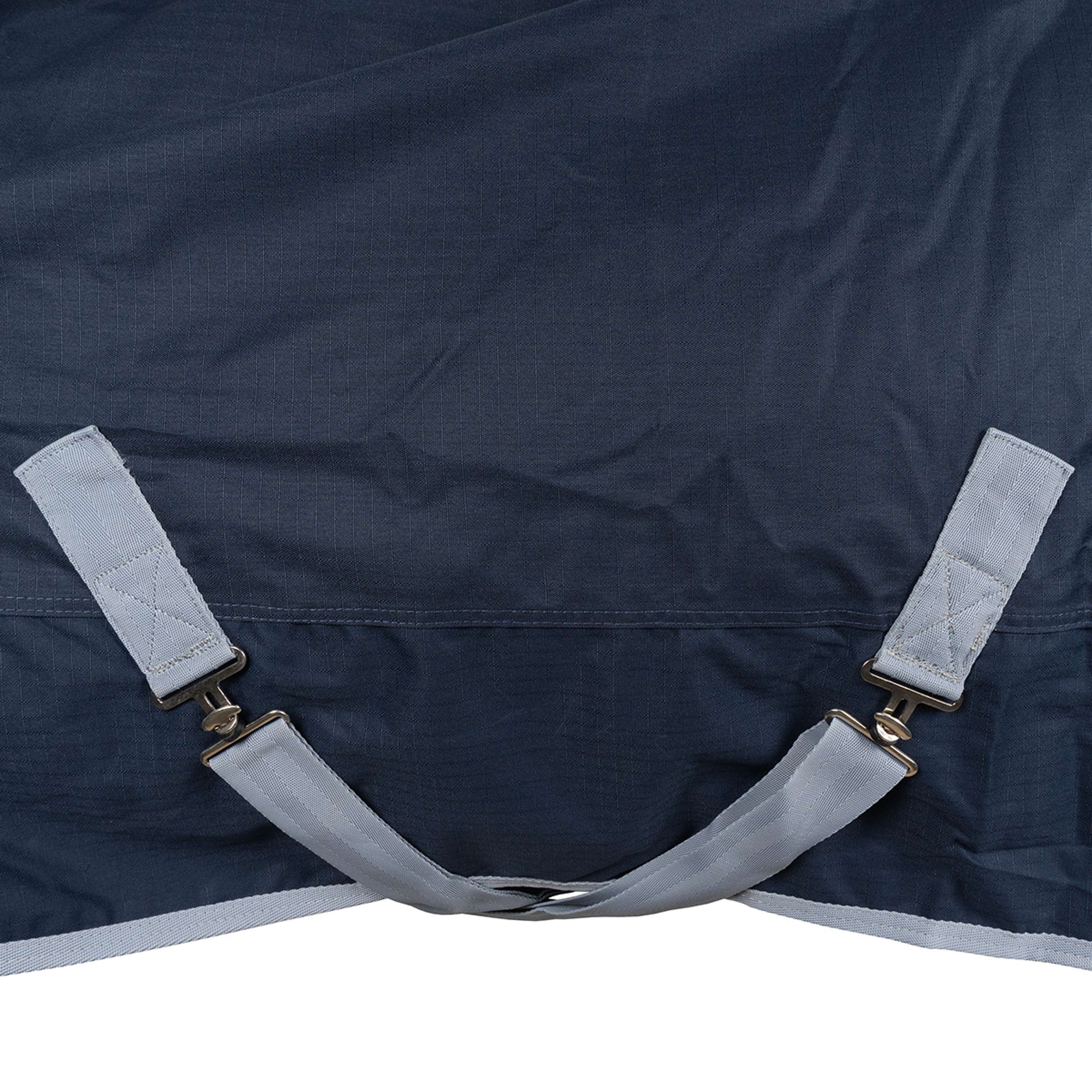 Premiere Rain Rug All Year 600D 0g Fleece with Hood Dress Blue