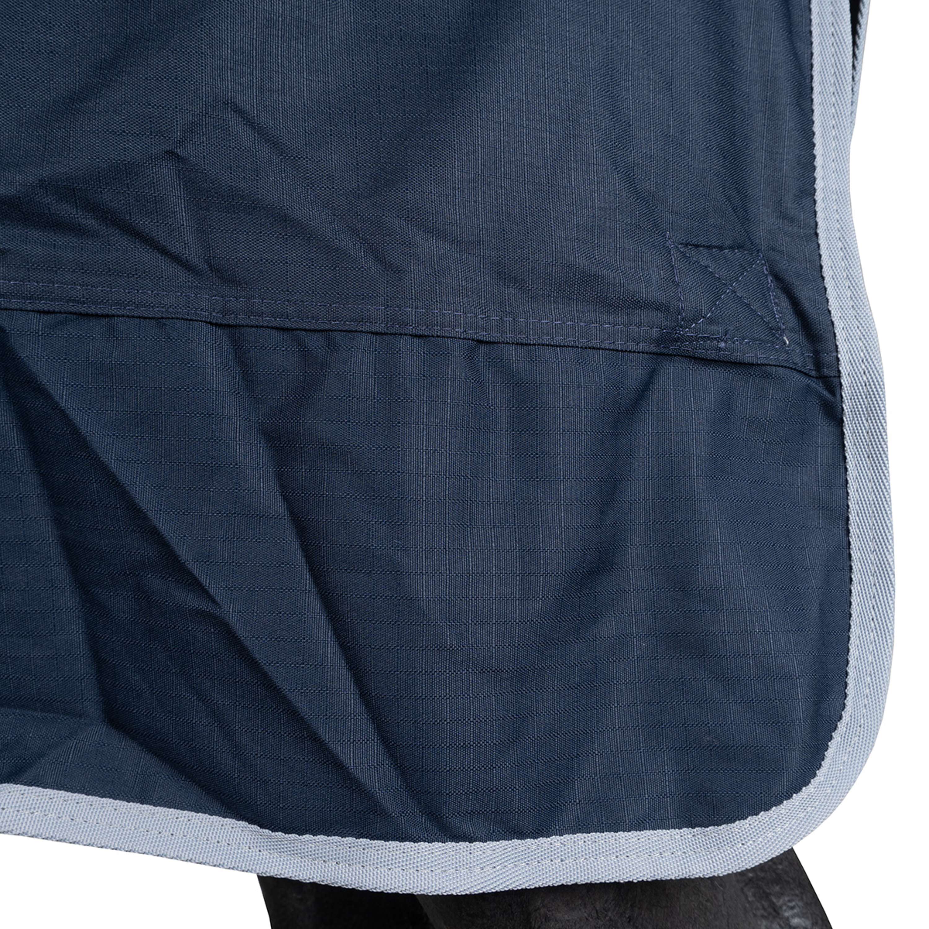 Premiere Rain Rug All Year 600D 0g Fleece with Hood Dress Blue