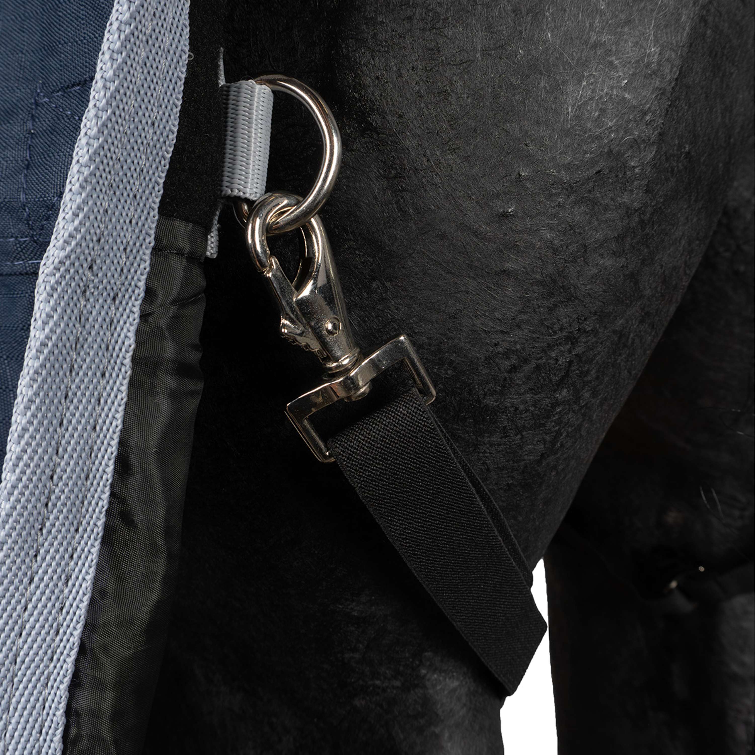 Premiere Rain Rug All Year 600D 0g Fleece with Hood Dress Blue