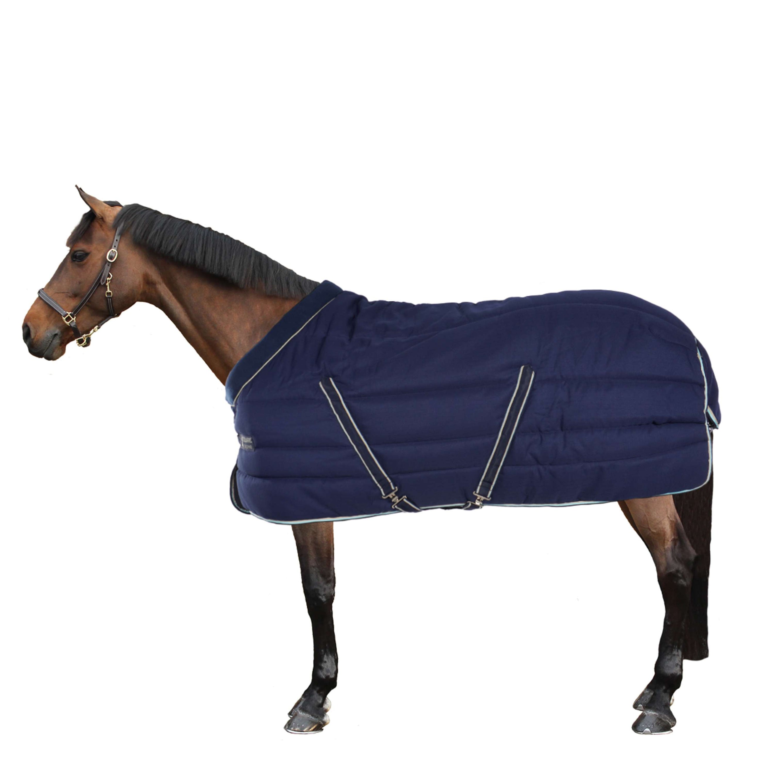 Rambo Cosy Stable Rug 400g Navy/Beige Rambo Cosy Stable Rug 400g Navy/Beige