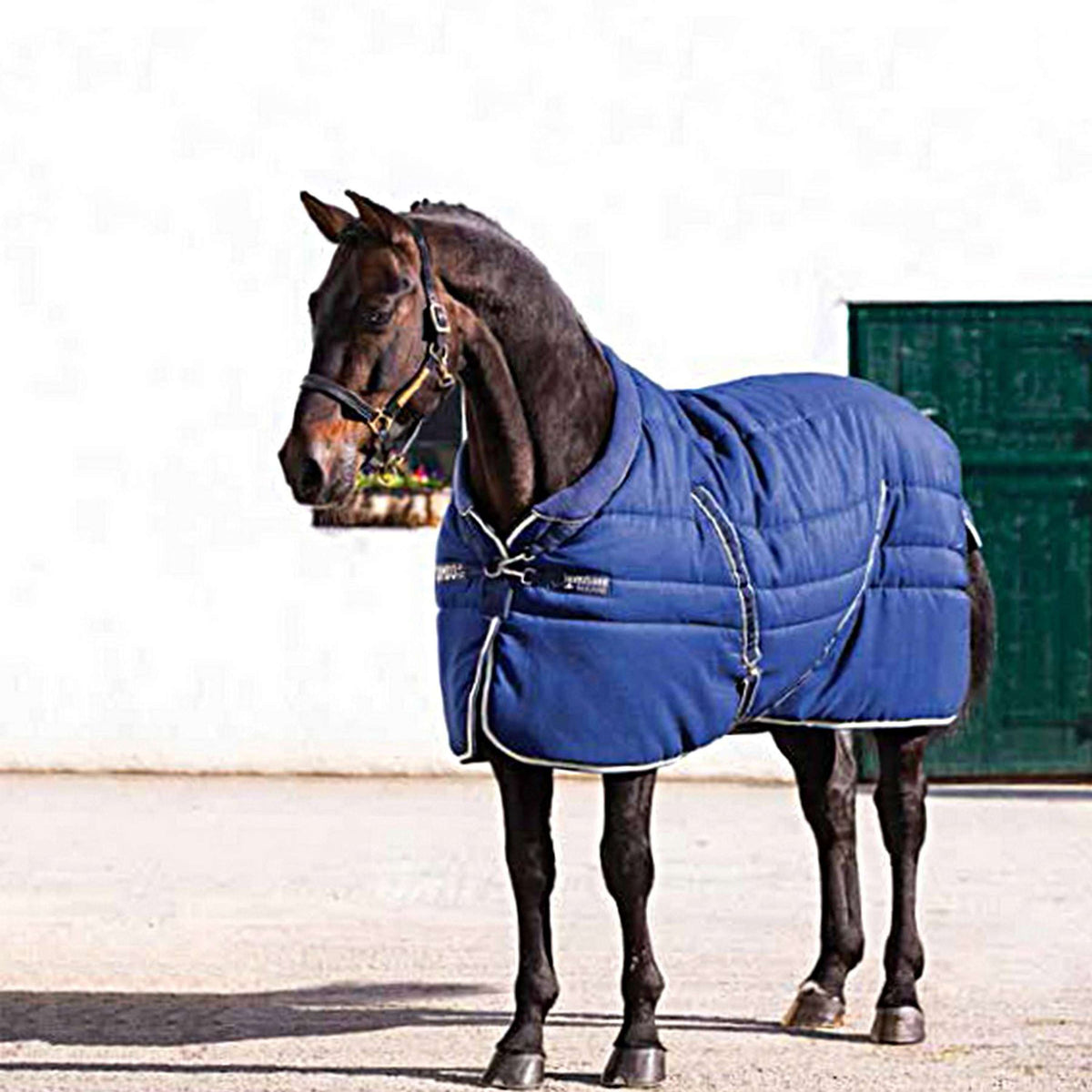 Rambo Cosy Stable Rug 400g Navy/Beige