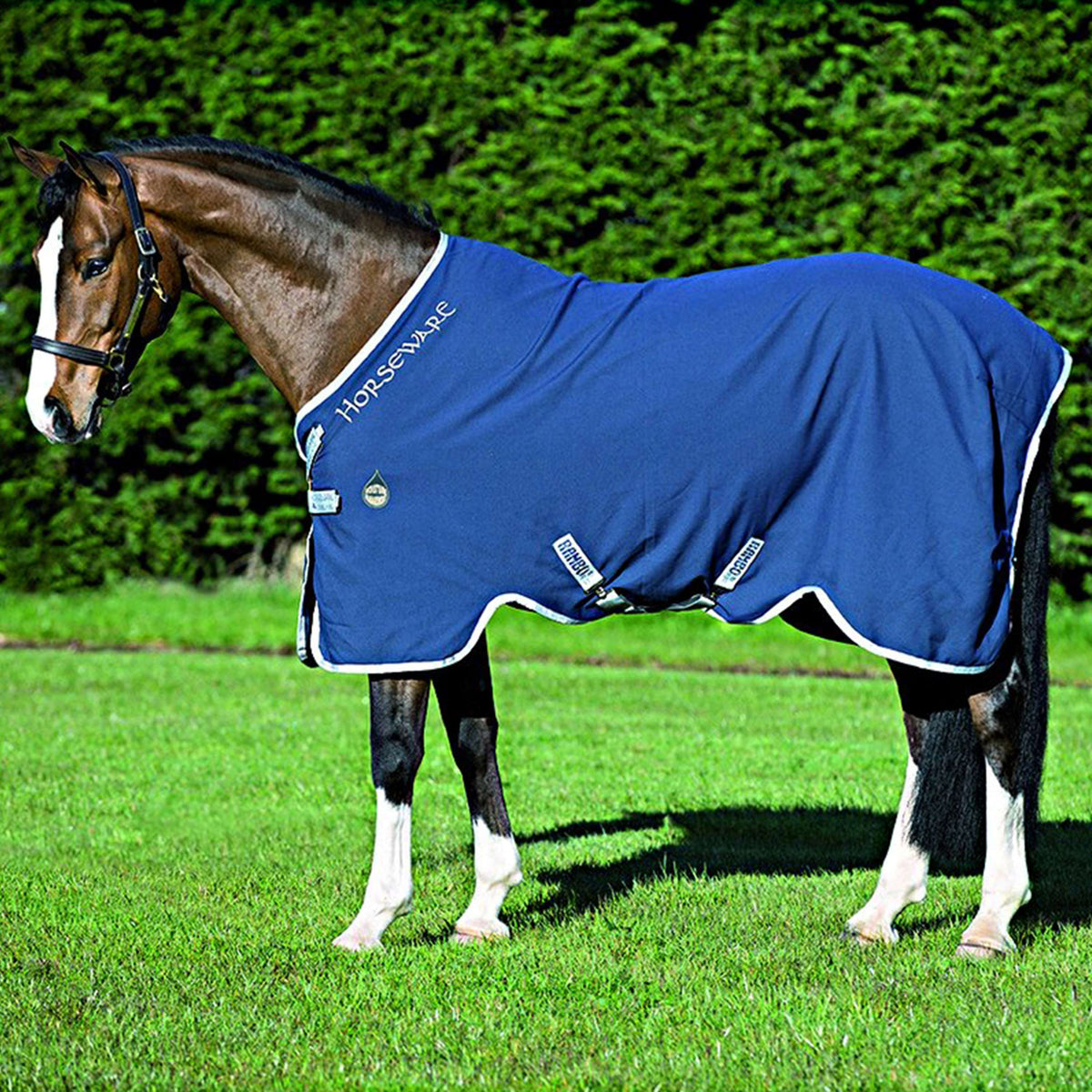 Rambo Helix Stable Rug Disclosing Navy/Silver