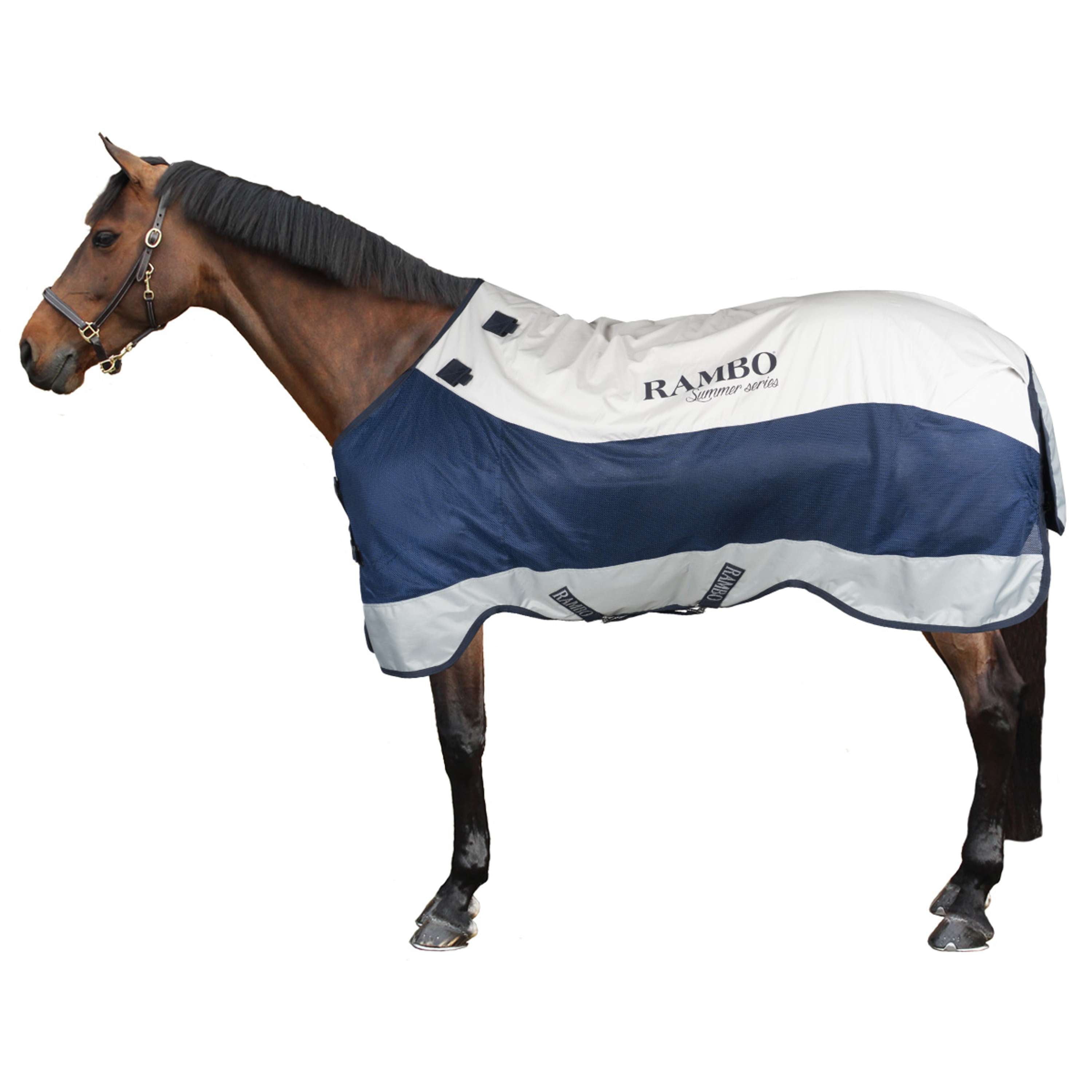 Rambo Summer Series Turnout 0g NavyGrey