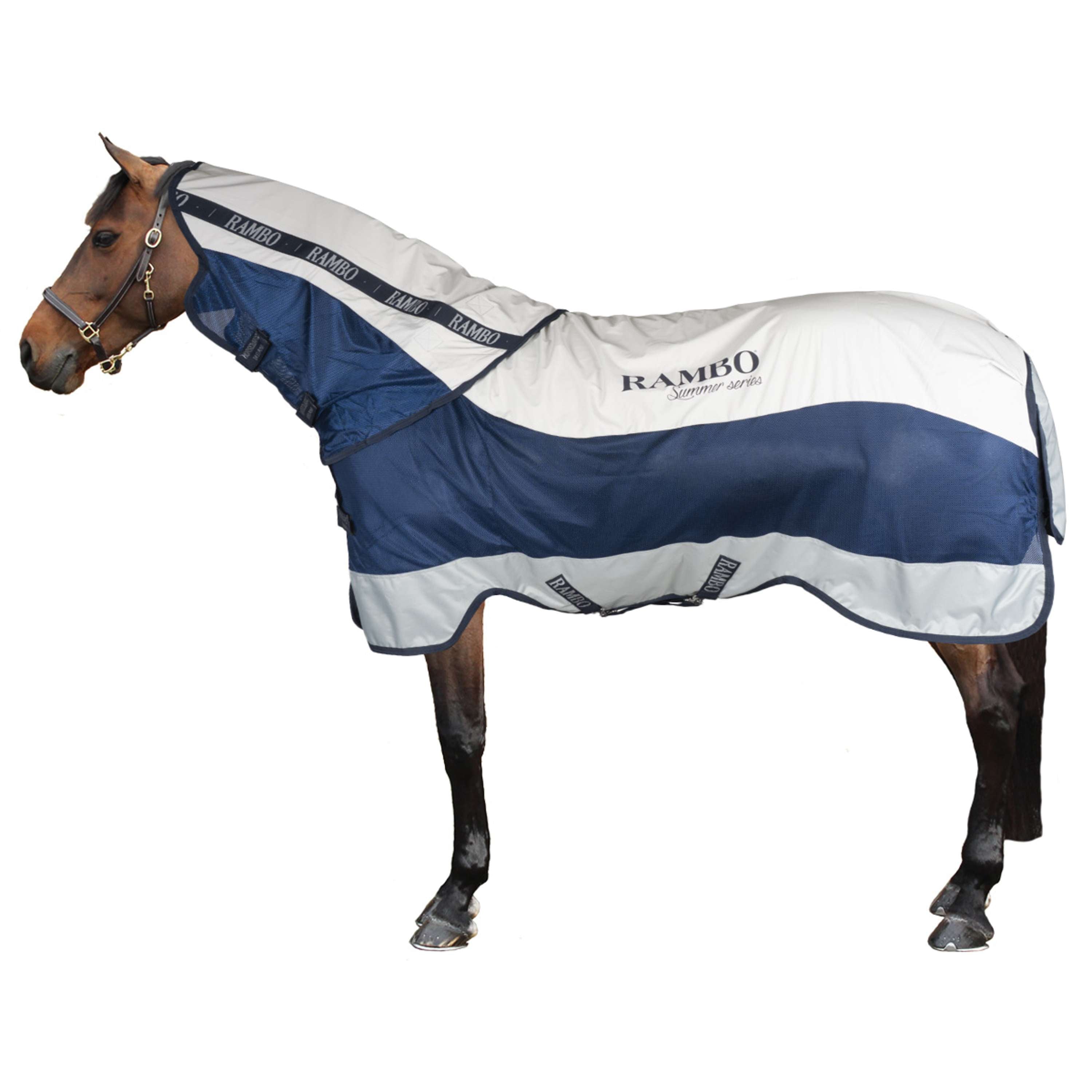 Rambo Summer Series Turnout 0g NavyGrey