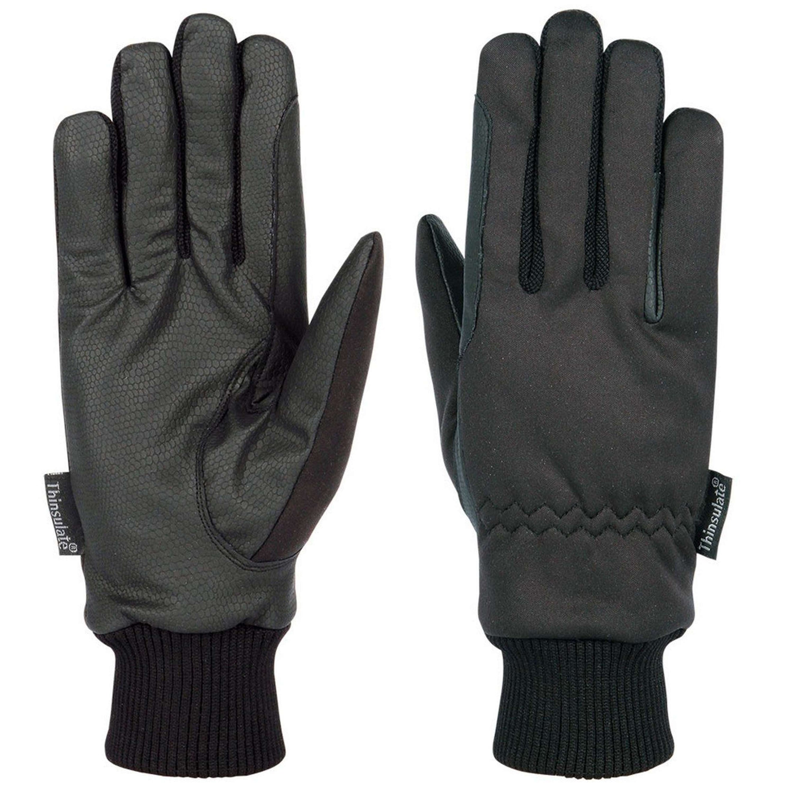 Harry's Horse Riding Gloves TopGrip Winter Black Harry's Horse Riding Gloves TopGrip Winter Black