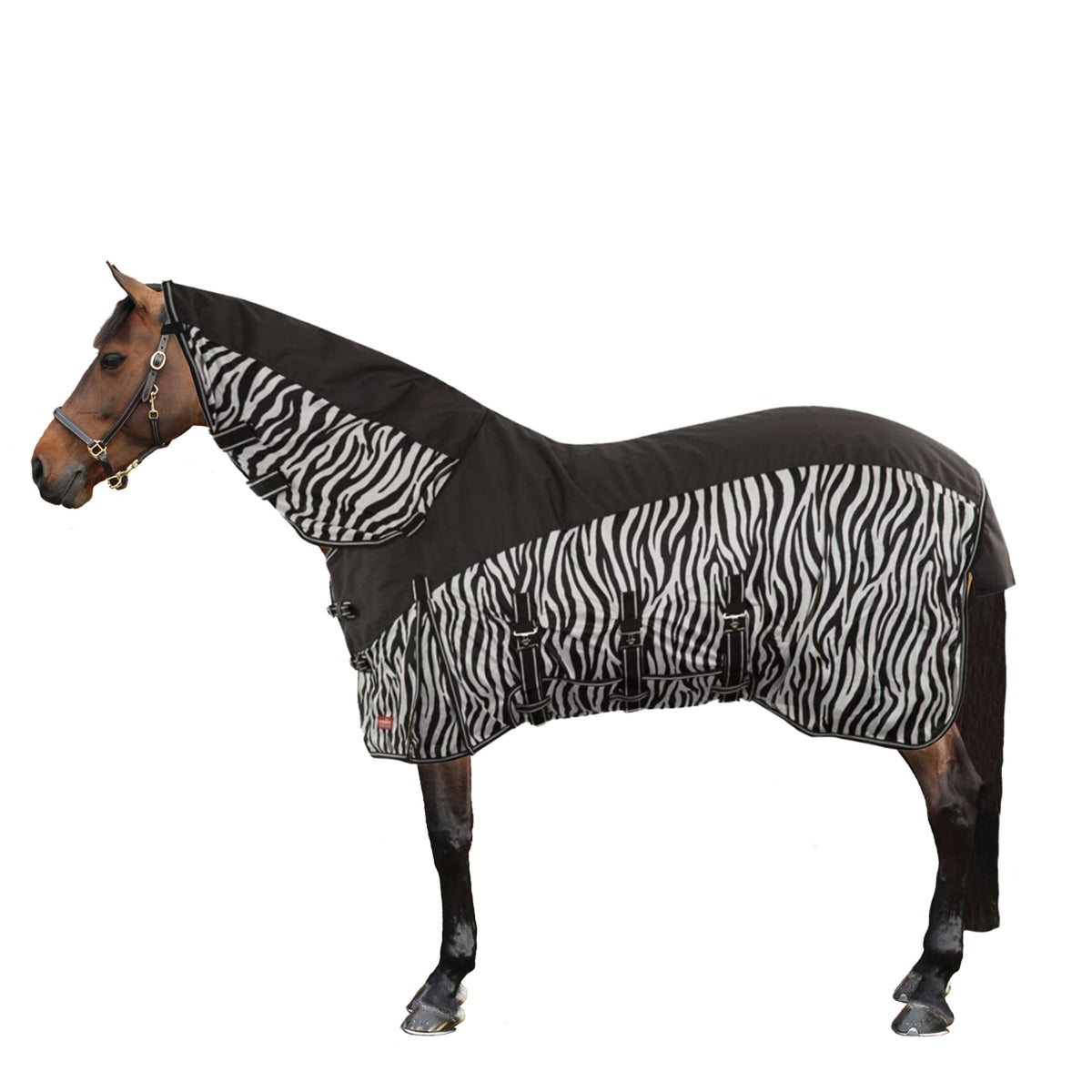 Premiere Summer Rug 3 in 1 Integrated Neck Belly Flap 0g Zebra