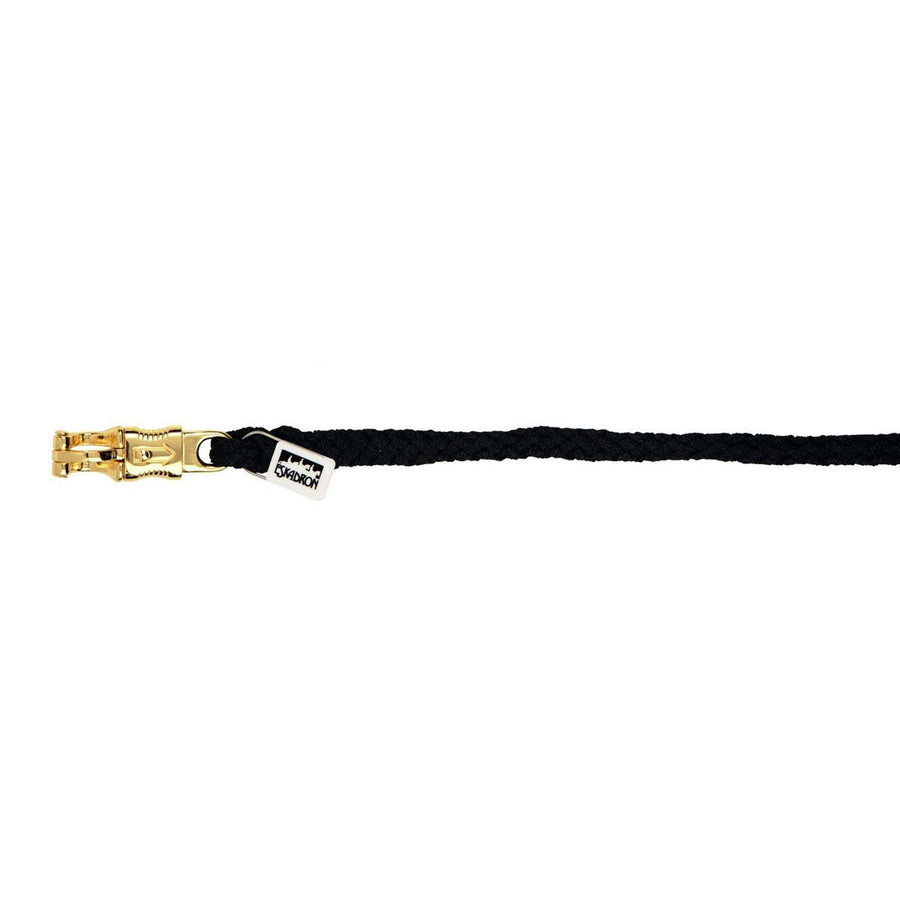 Eskadron Lead Rope Classic Messing Panic Hook Black