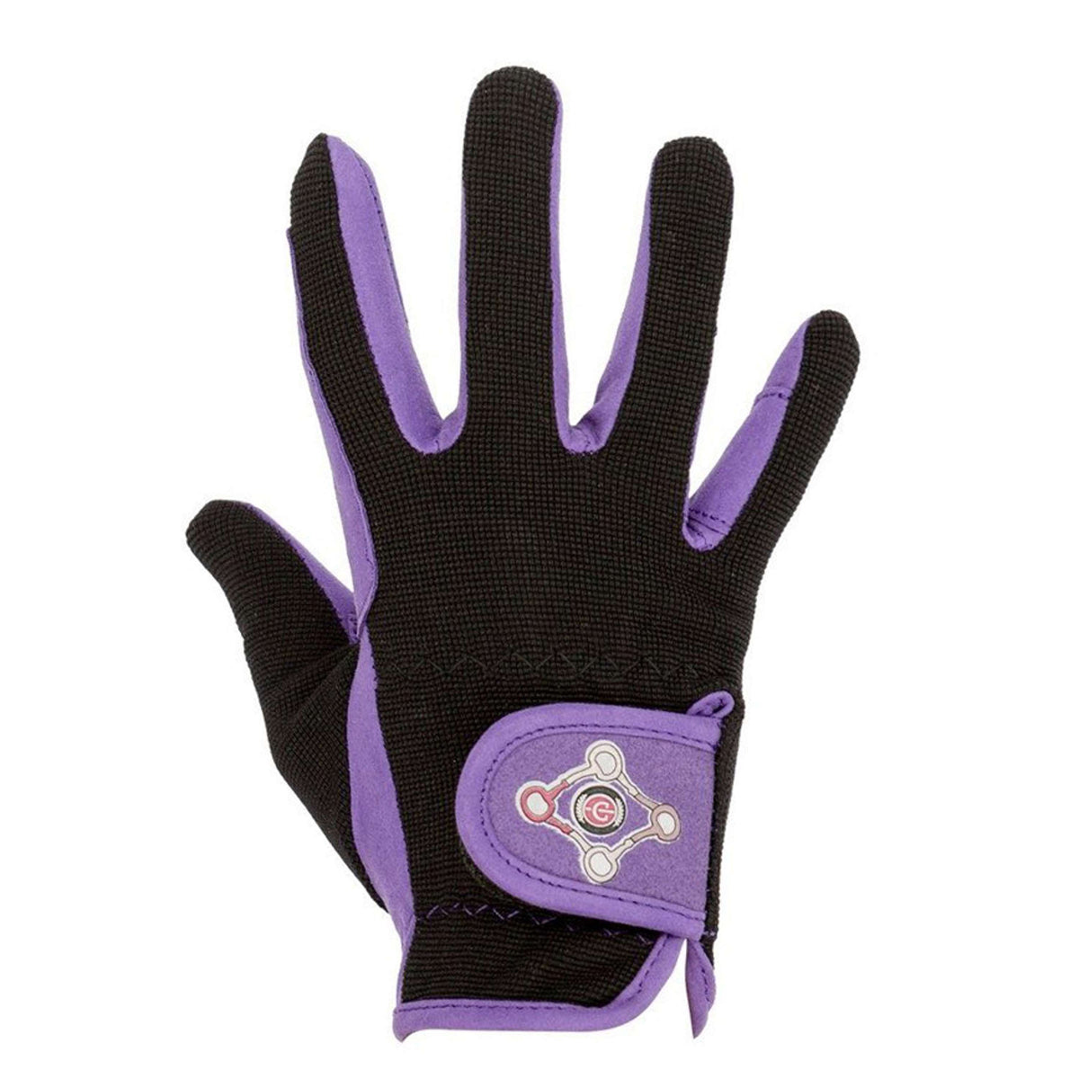 Covalliero Riding Gloves Lilli for Kids Black/Purple