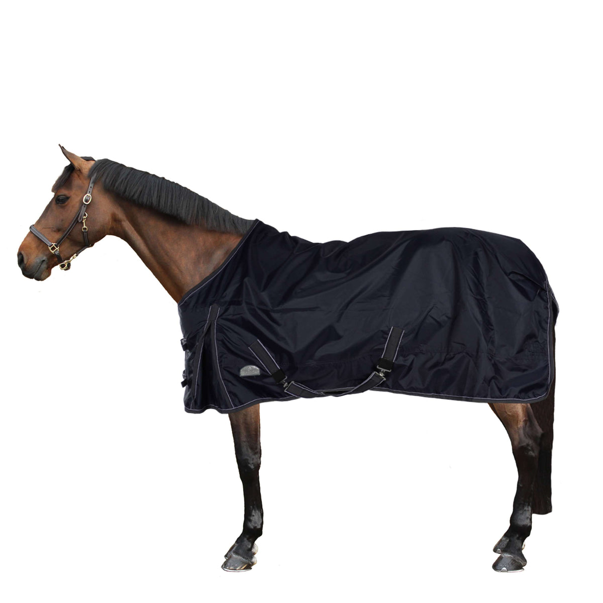 EQUITHÈME Rain Rug Light 0g Navy/Grey Dots