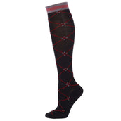 Harry's Horse Riding Socks Ruit Black/Grey/Red