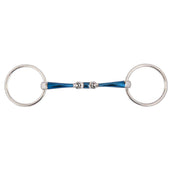 BR Loose Ring Snaffle Sweet Iron Magic Double Broken 14mm