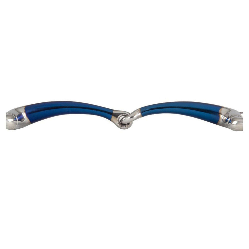 BR Eggbut Snaffle Sweet Iron Single Jointed 14mm