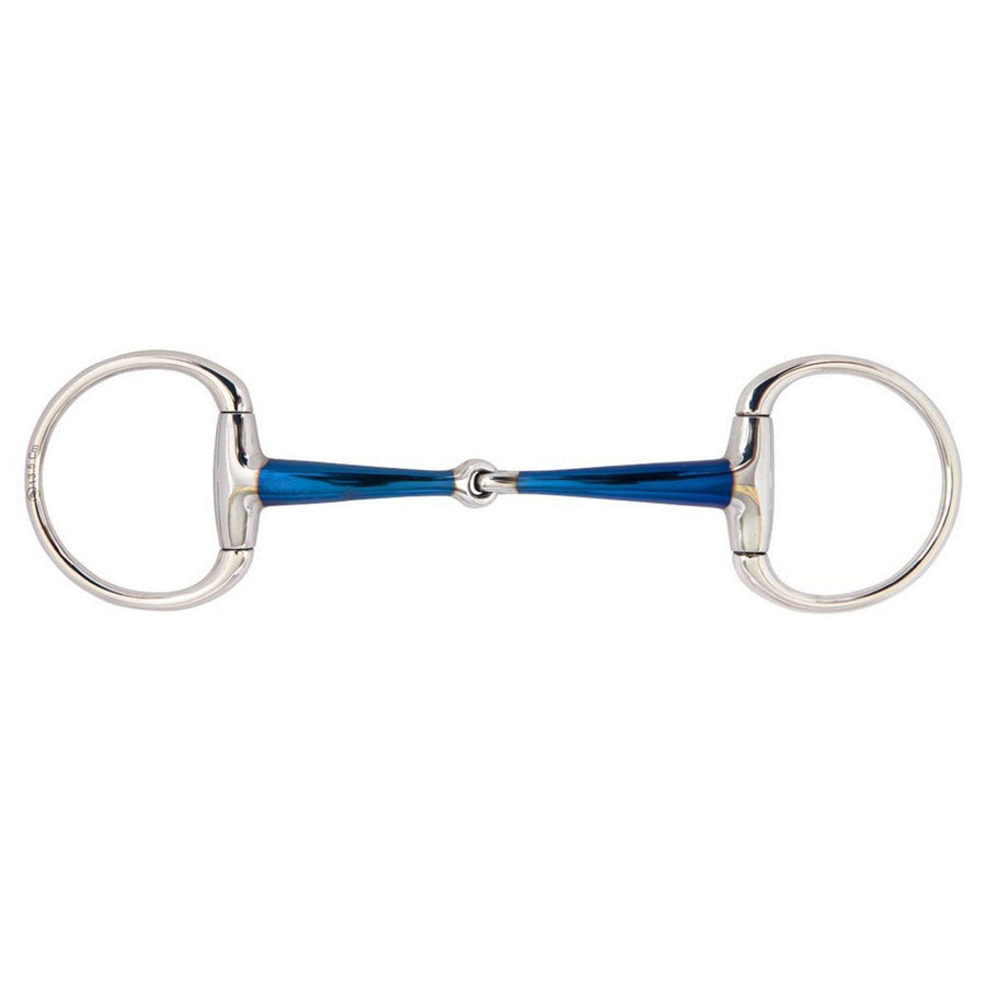 BR Eggbut Snaffle Sweet Iron Single Jointed 14mm