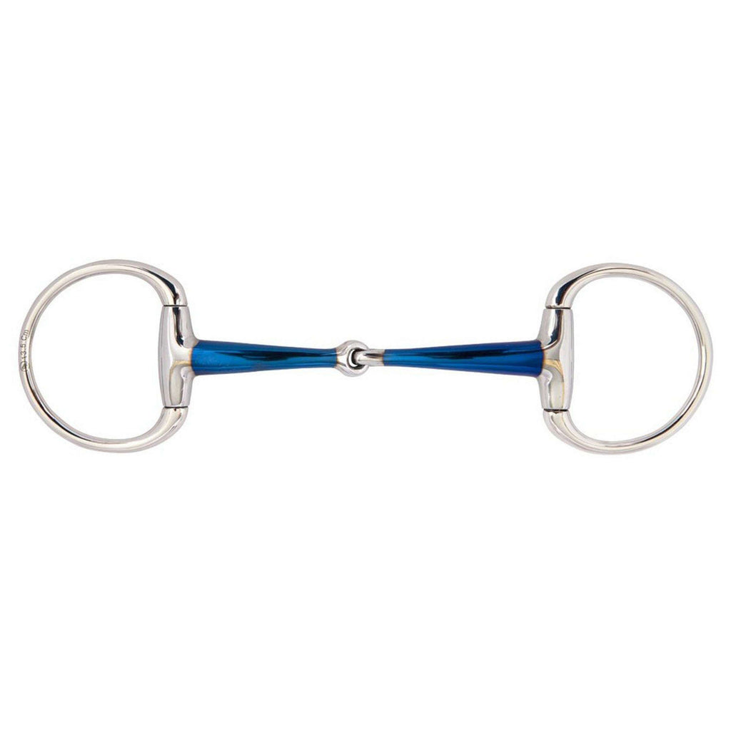 BR Eggbut Snaffle Sweet Iron Single Jointed 14mm