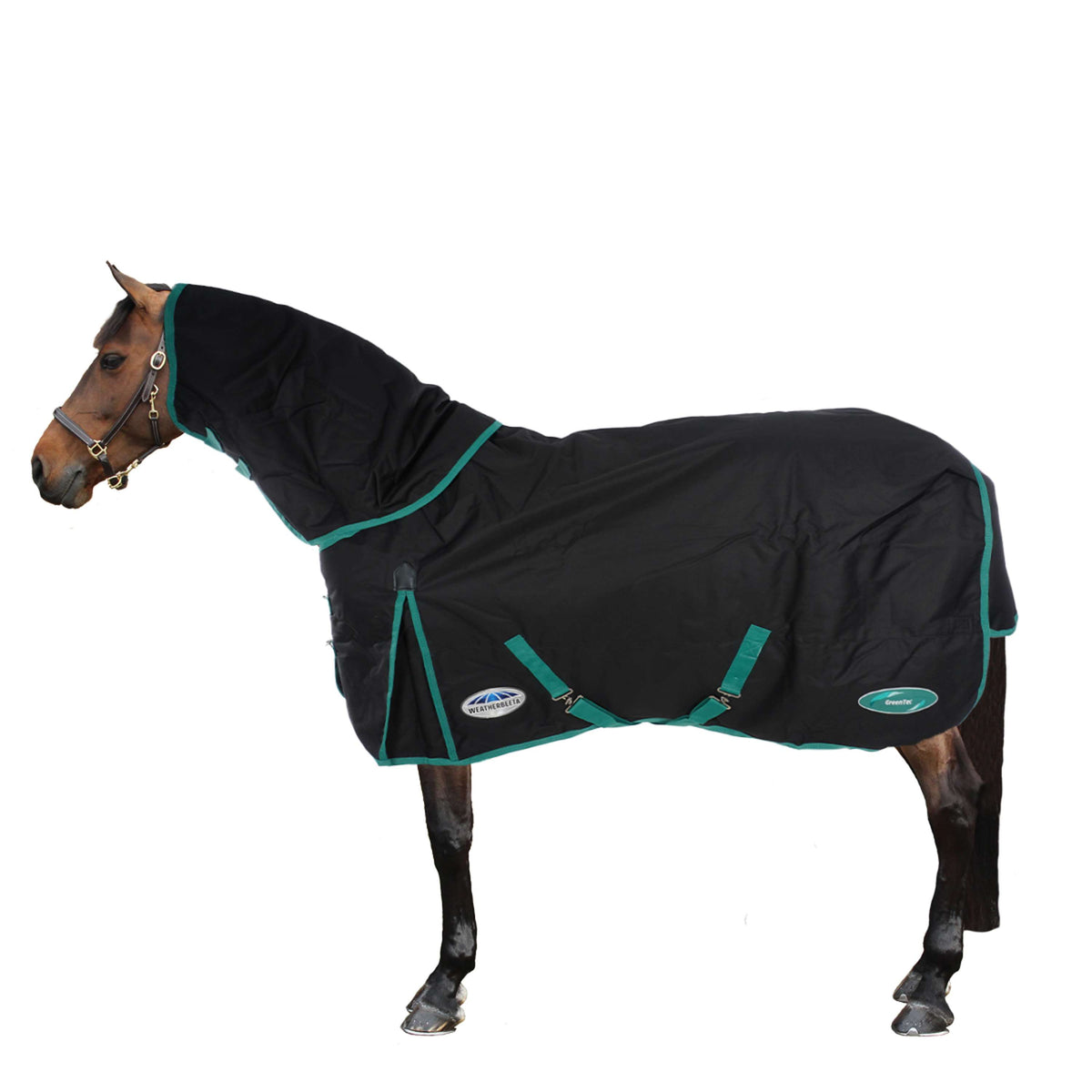 Weatherbeeta Winter Rug Green-Tec 900D Detach-A-Neck Medium 220g Black/Green