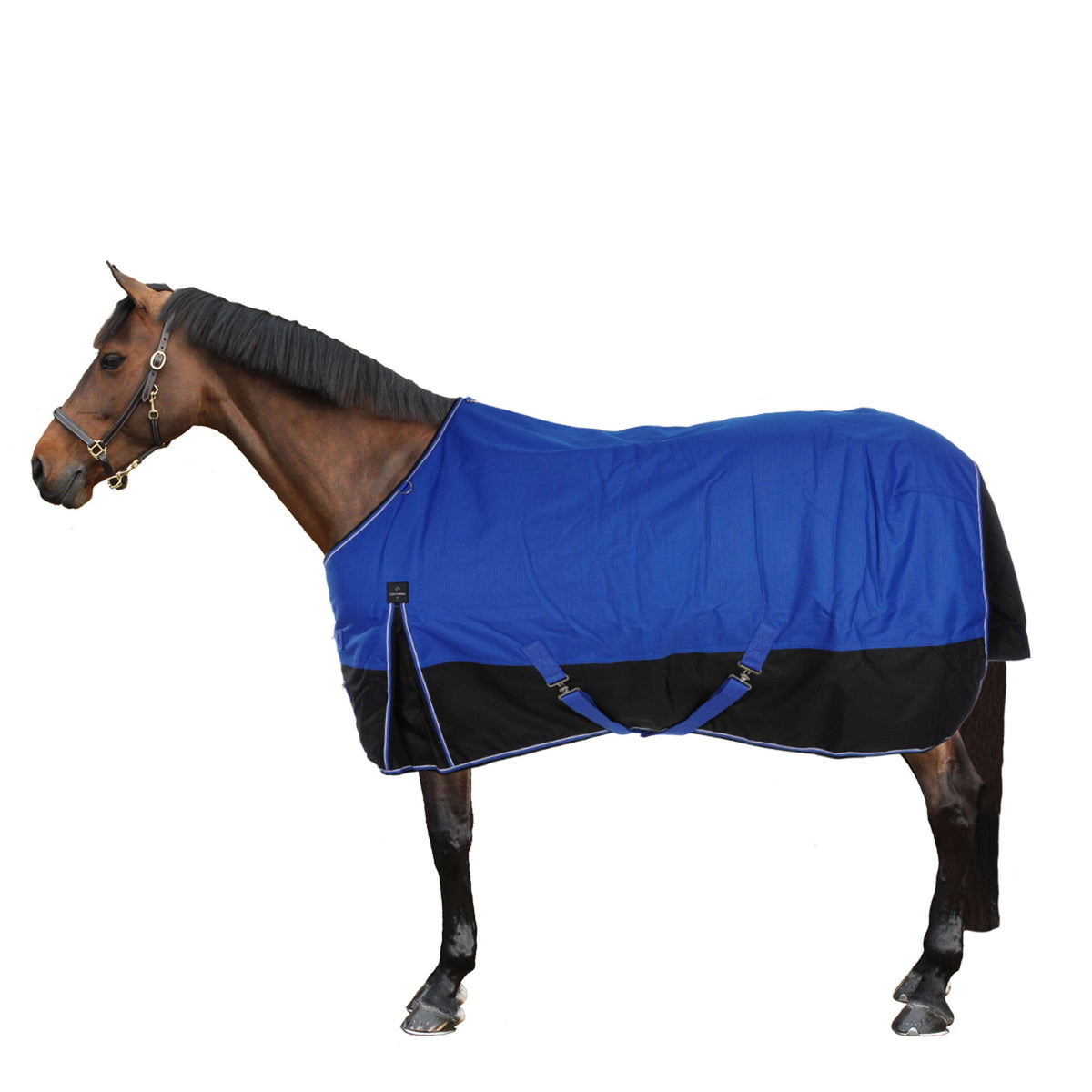 EQUITHÈME Outdoor Rug Tyrex Aisance 1200D 150g Blue/Black