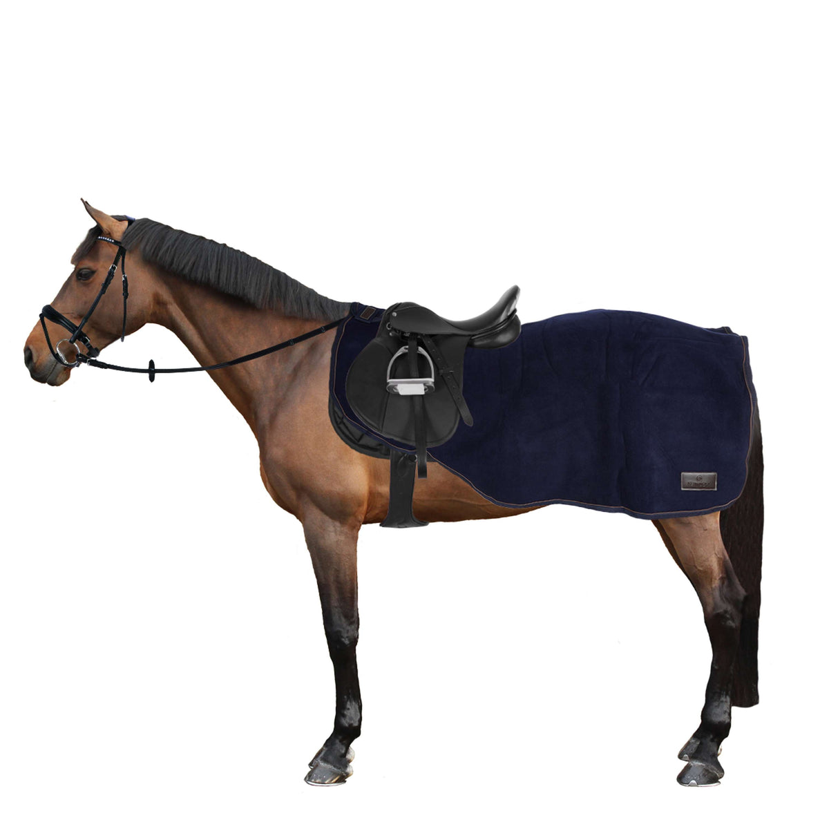 Kentucky Exercise Rug Heavy Fleece Navy